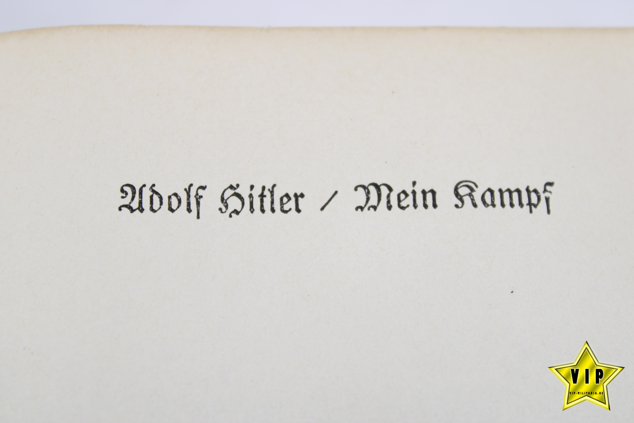 Mein Kampf 1937 Hochzeitsausgabe mit Widmung der Stadt Pasing