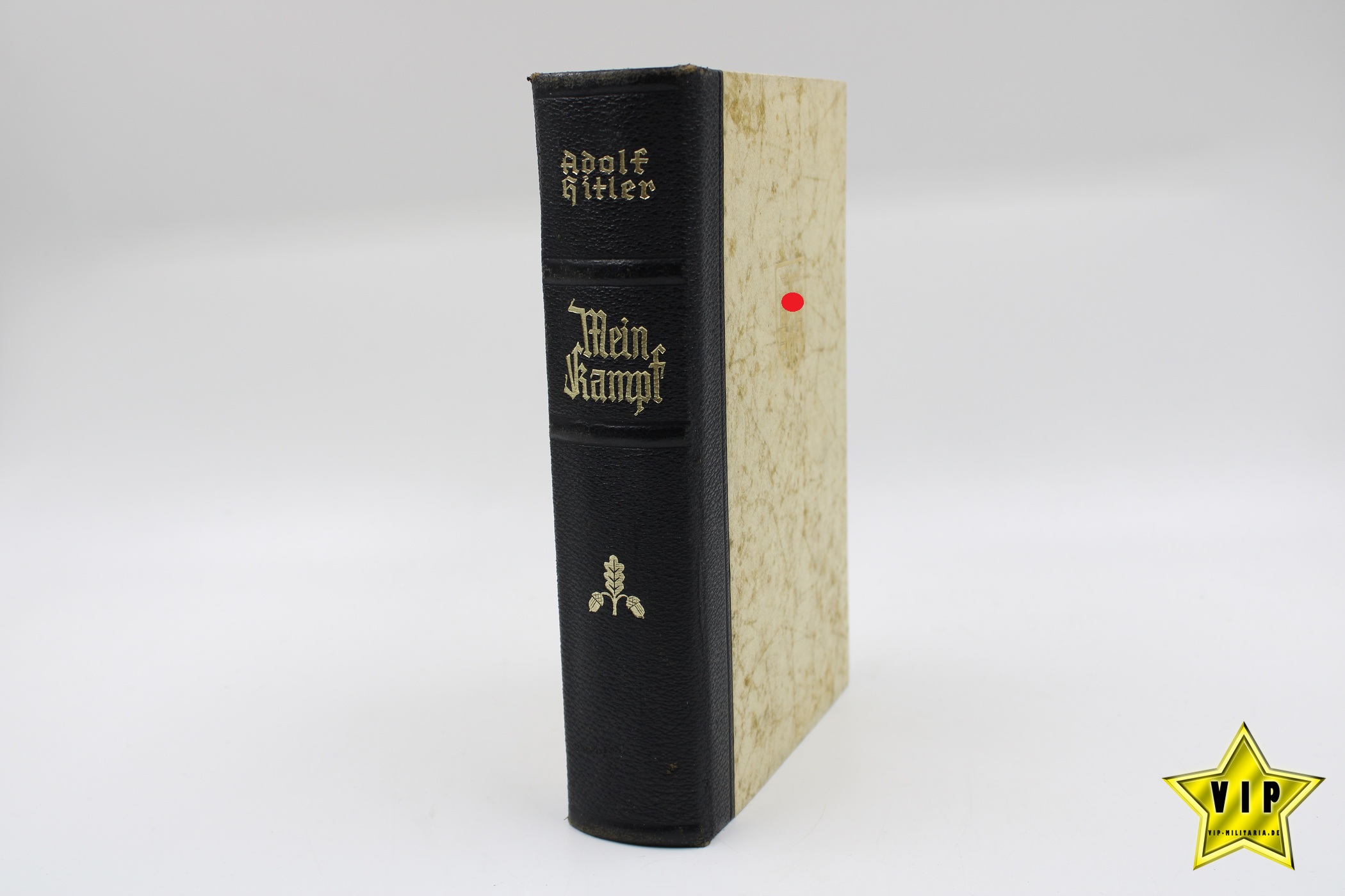 Mein Kampf 1938 Hochzeitsausgabe mit Stadtwappen München & Widmung