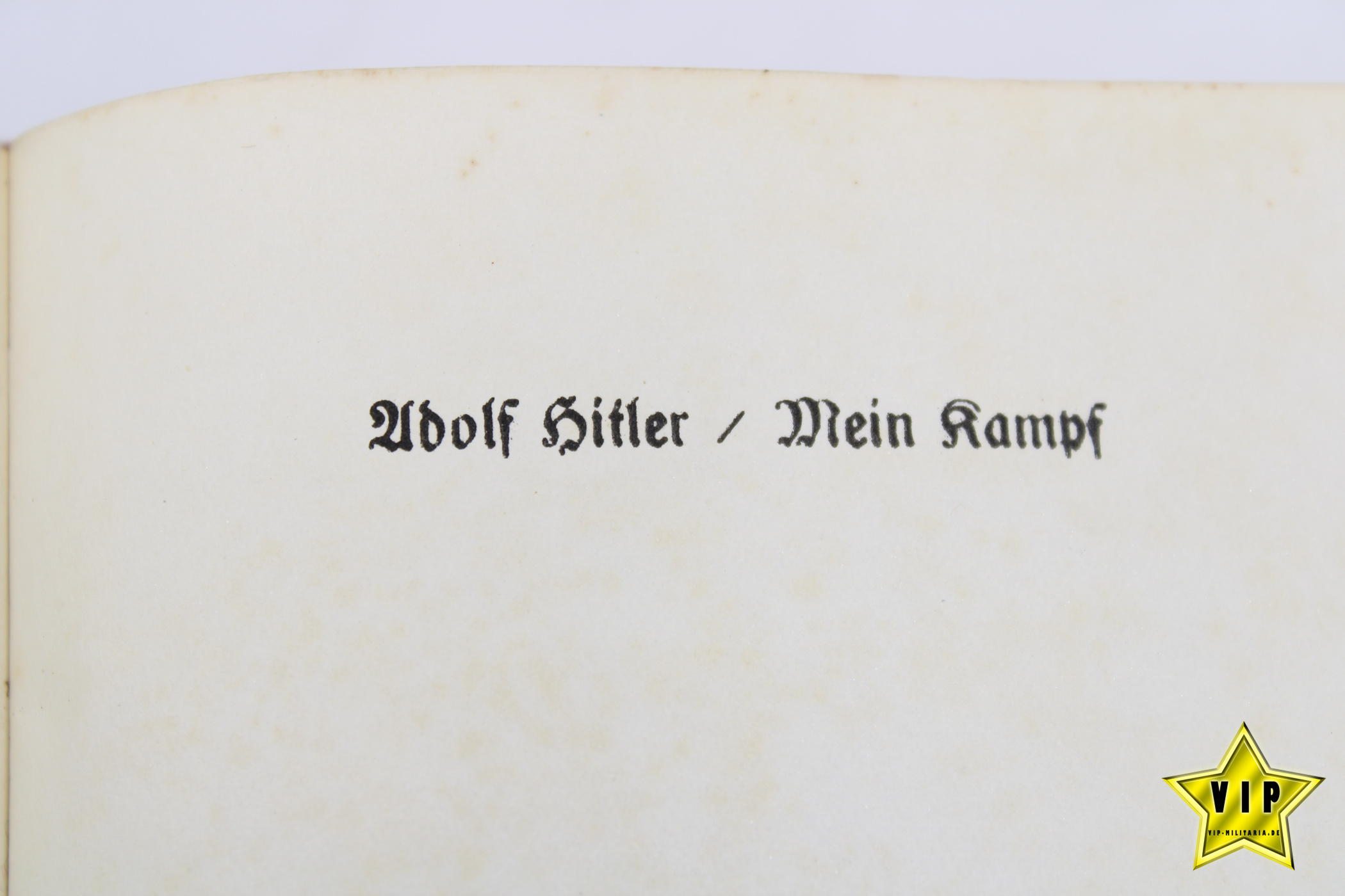 Mein Kampf 1936 Hochzeitsausgabe mit Widmung & Goldschnitt