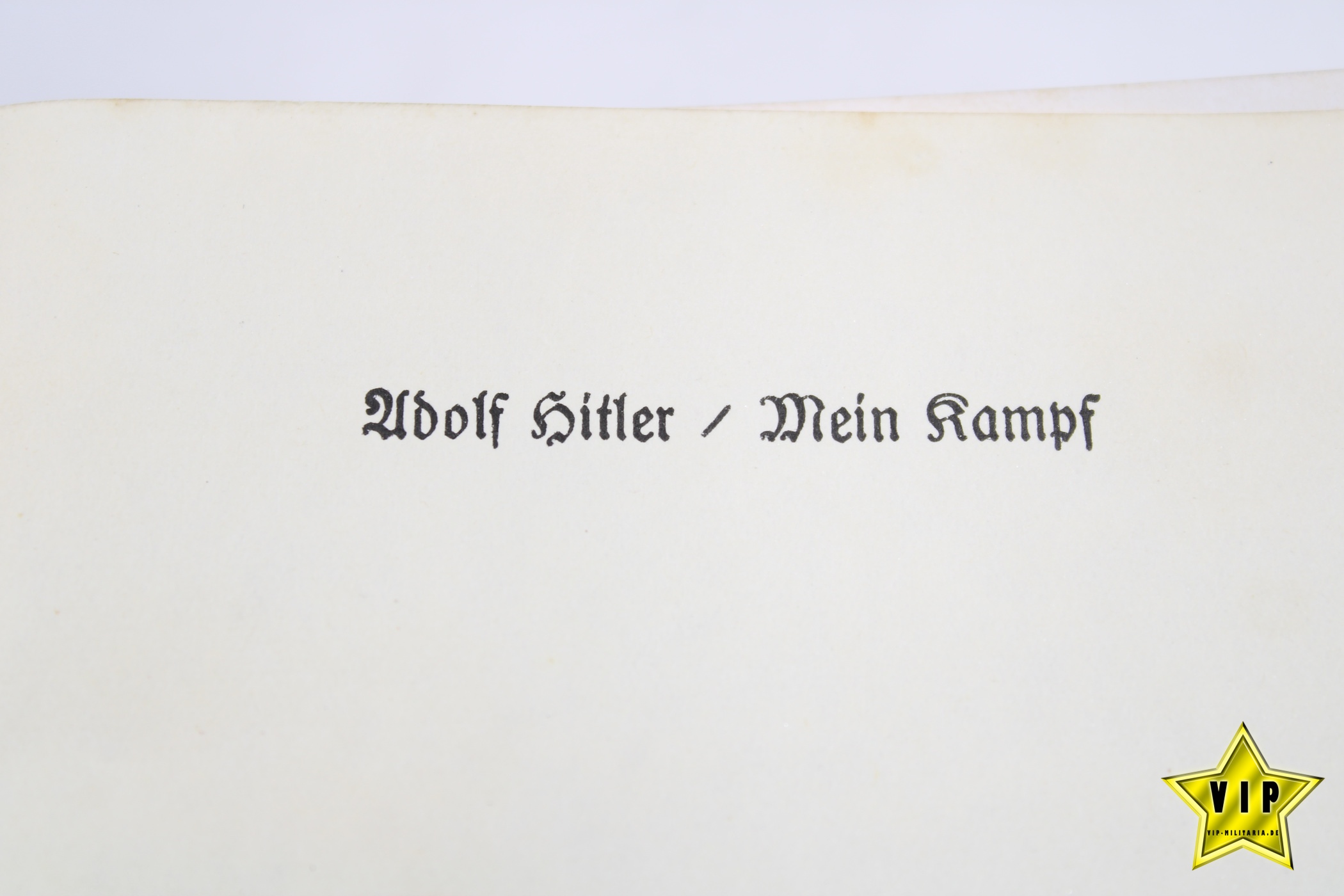 Mein Kampf 1936 Hochzeitsausgabe mit Widmung Regis-Breitingen im Schuber