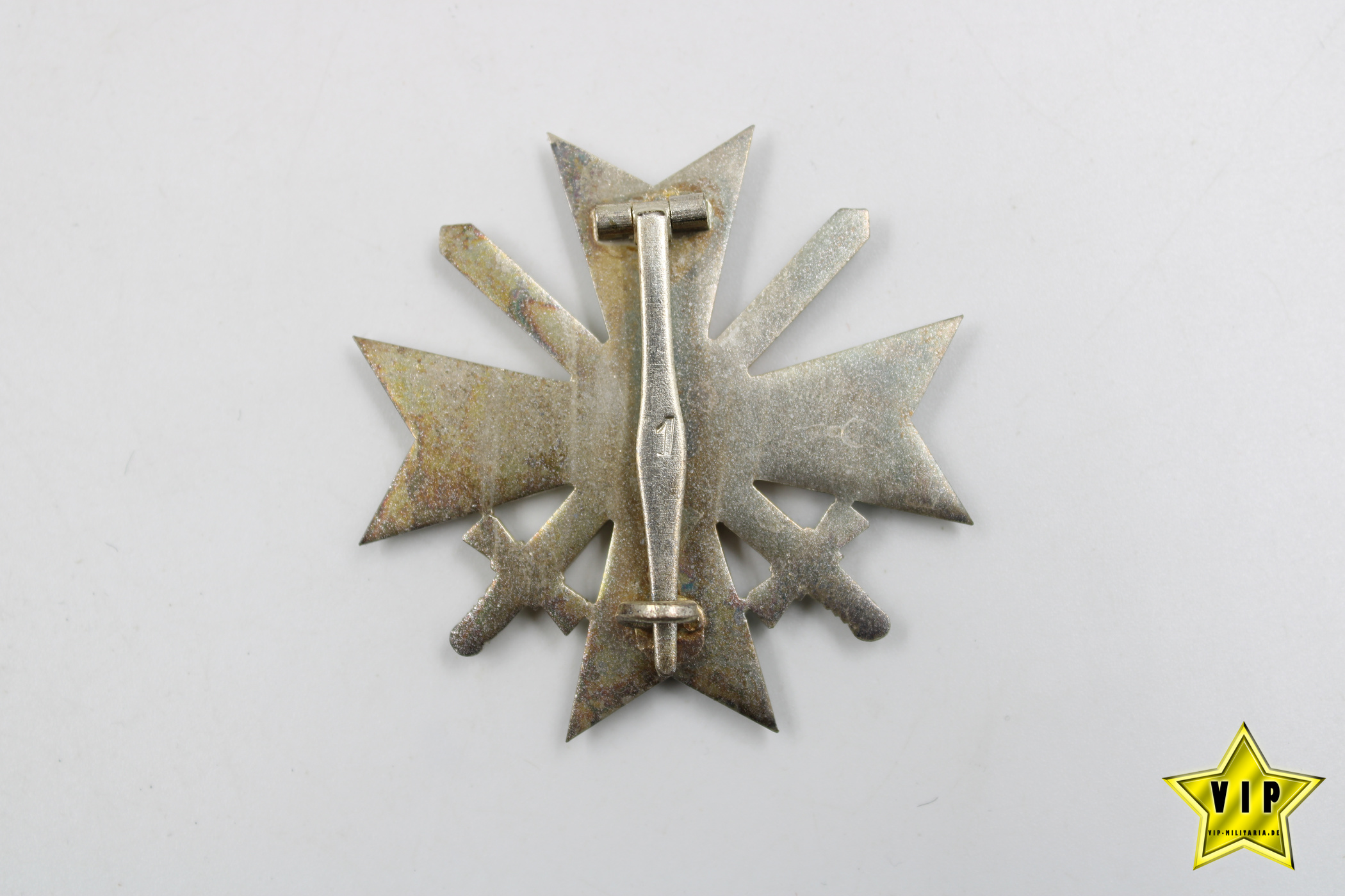 Kriegsverdienstkreuz 1. Klasse 1939 Hersteller 1 Deschler & Sohn, München im Etui 