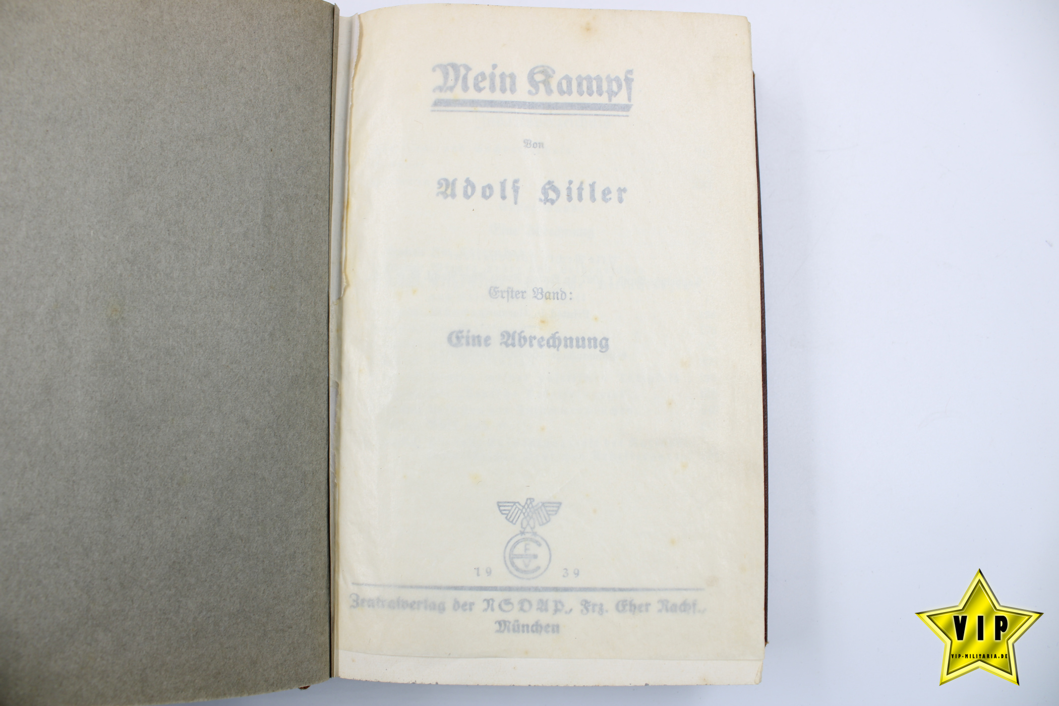 Mein Kampf Bibliotheken Ausgabe 1939