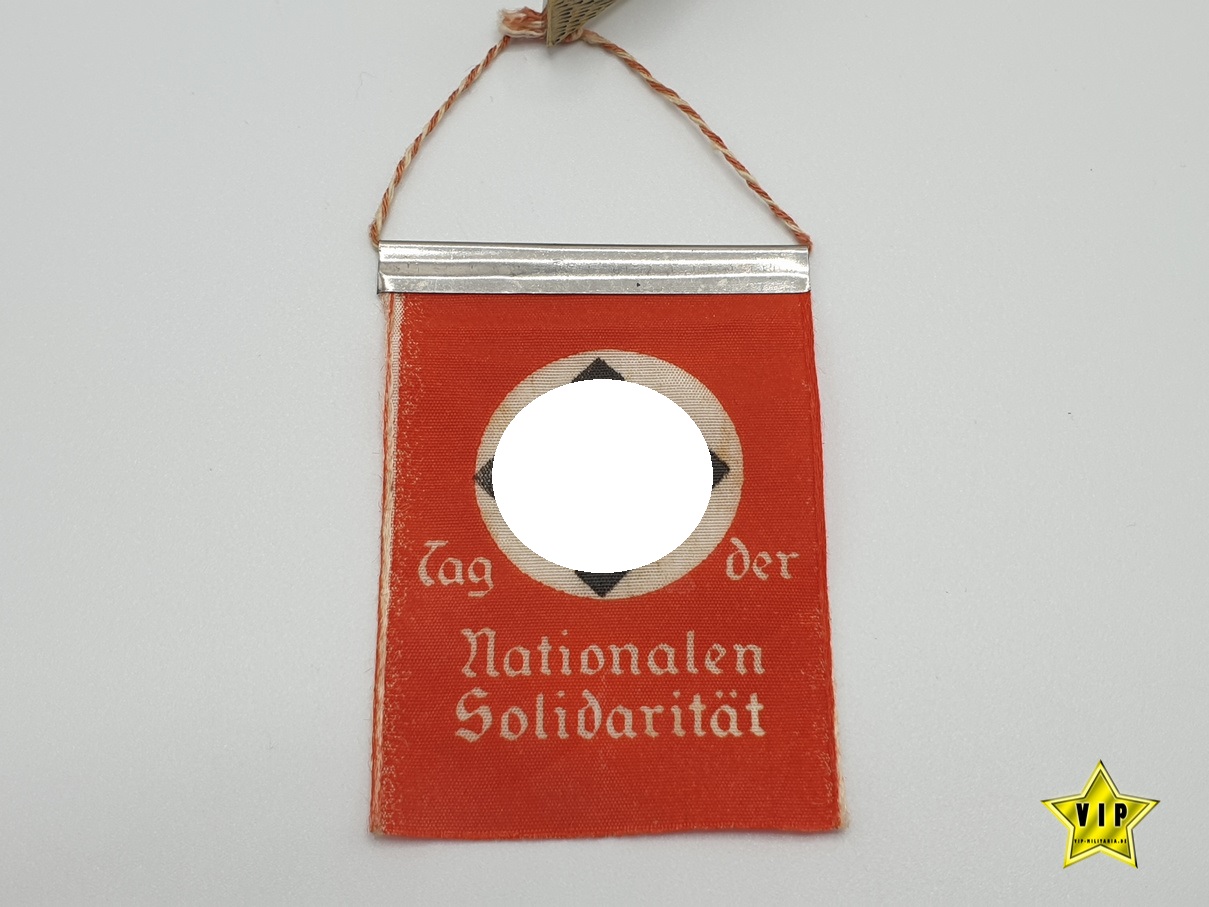 Mini Stoff Wimpel " Tag der Nationalen Soliarität "