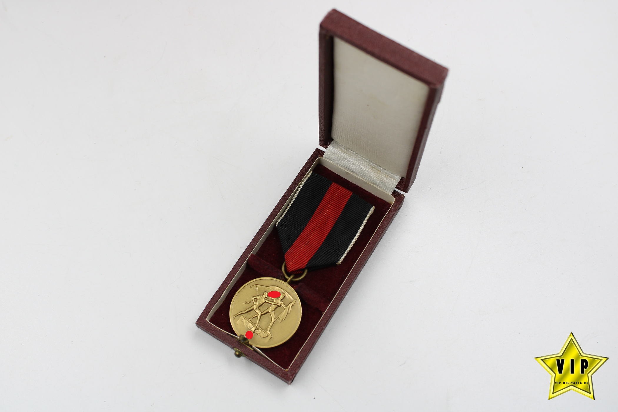 Anschluss Medaille 1. Oktober Sudetenland im Etui 