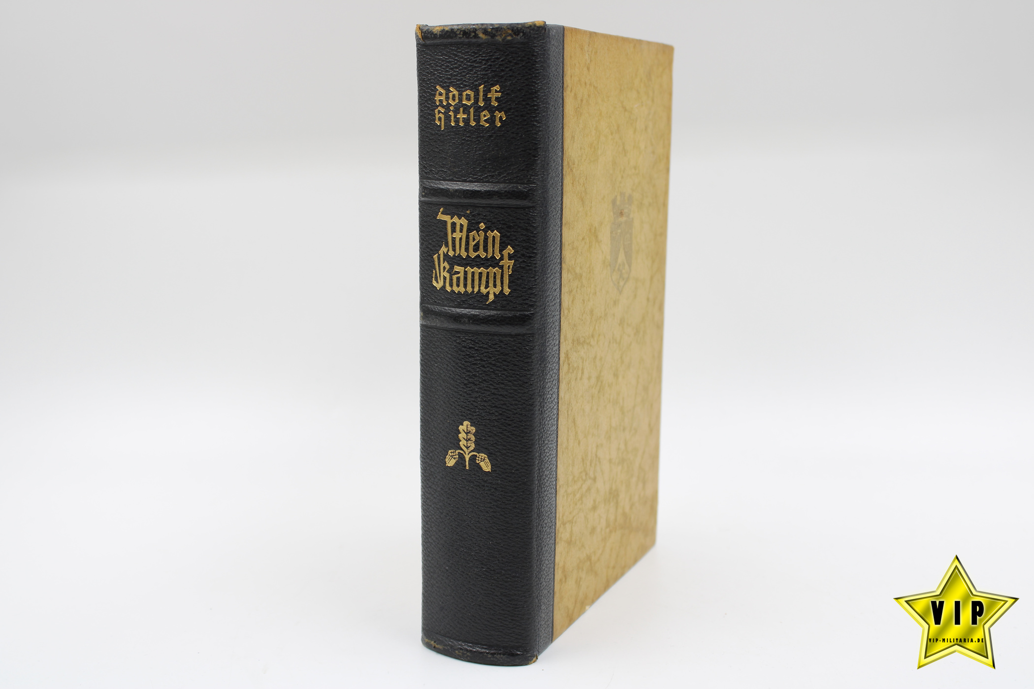 Mein Kampf 1939 mit Stadtwappen aus Oberhausen mit Goldschnitt