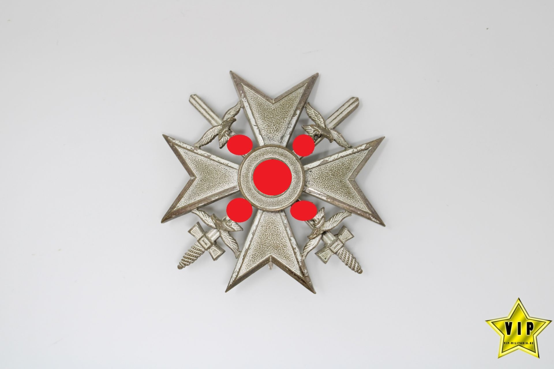 Spanienkreuz mit Schwertern in Silber Hersteller 4