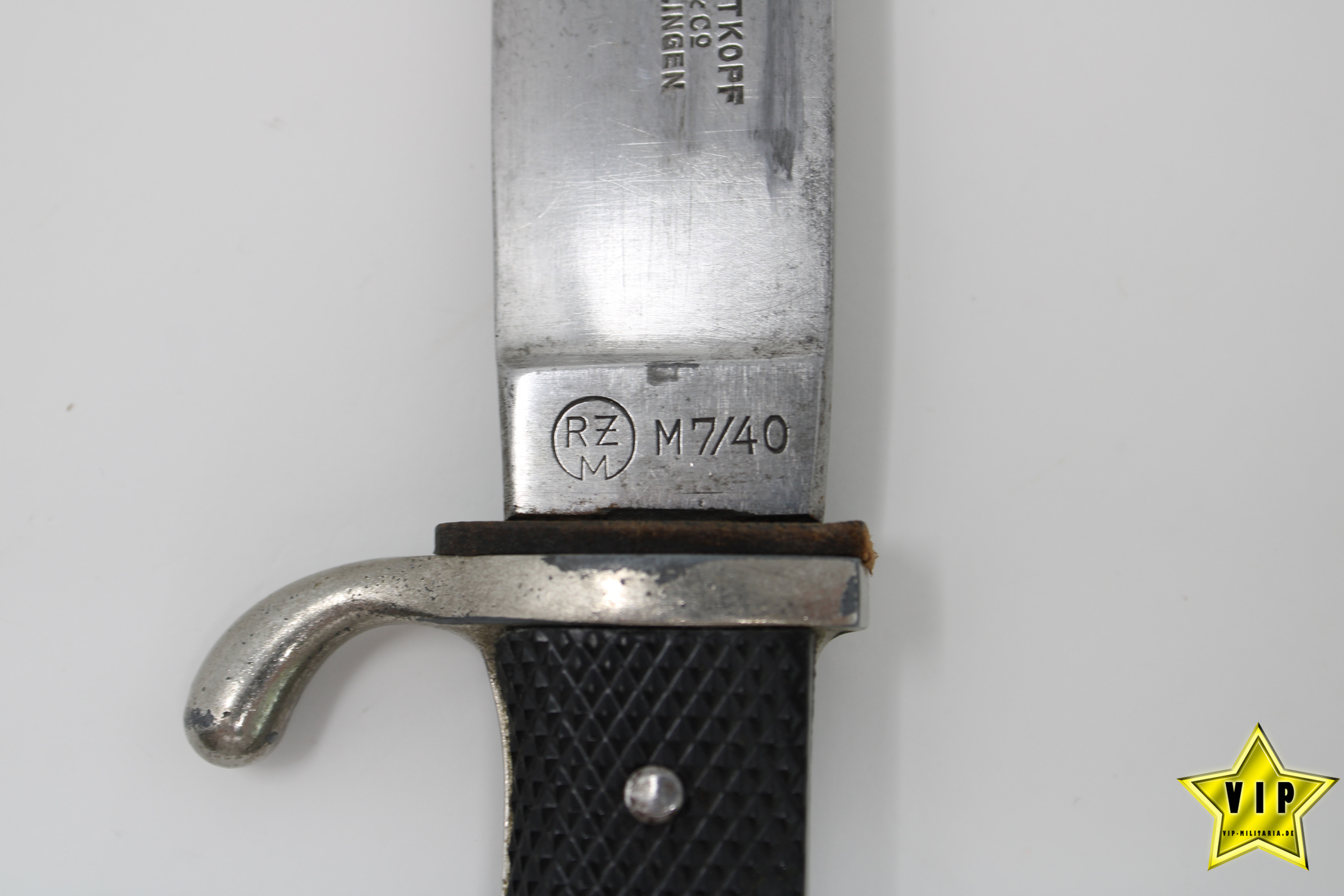 HJ FAHRTENMESSER DOPPELHERSTELLER RZM M 7/40 Hartkopf & Co., Solingen