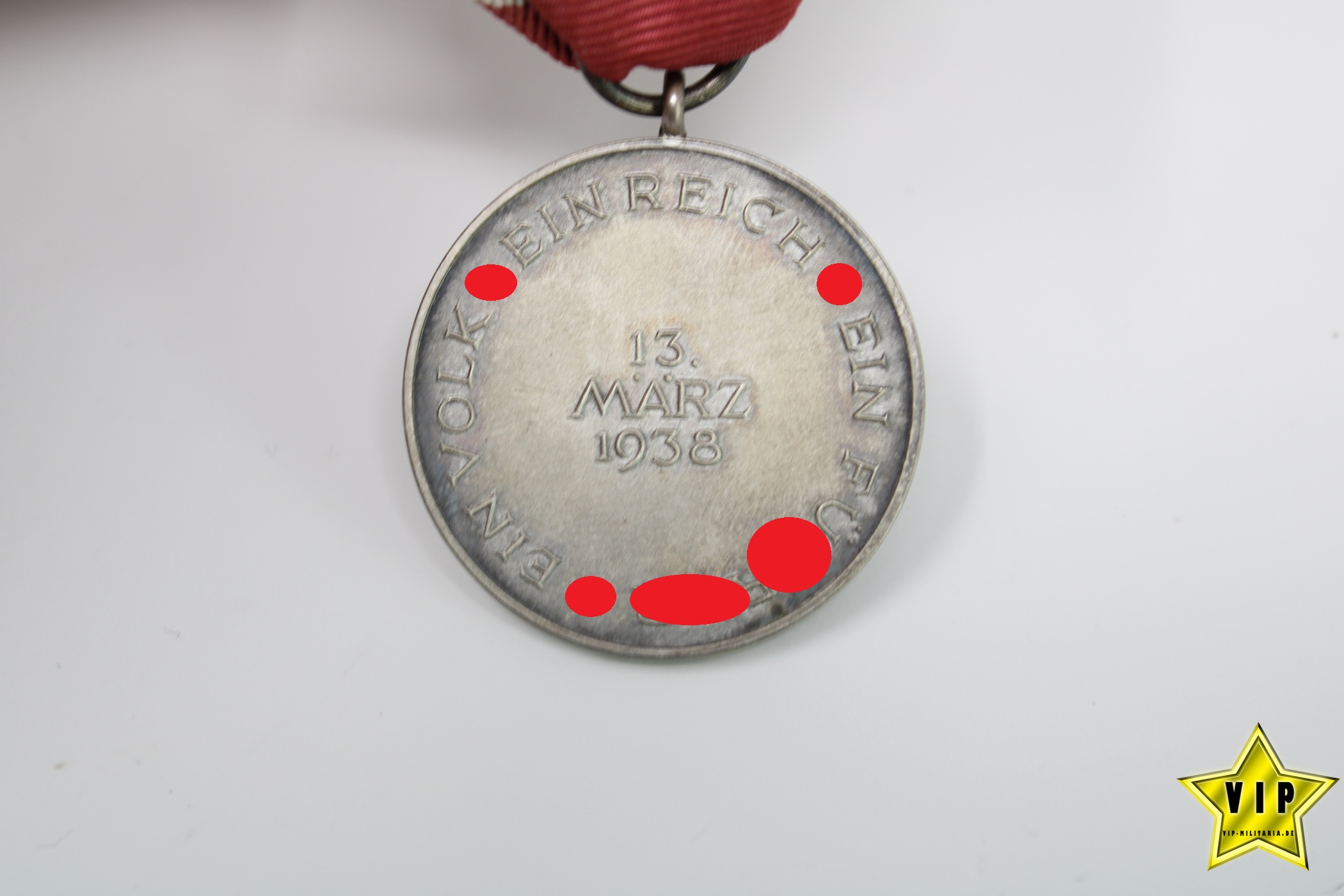 Anschluss Medaille 13. März 1938 Österreich im Etui