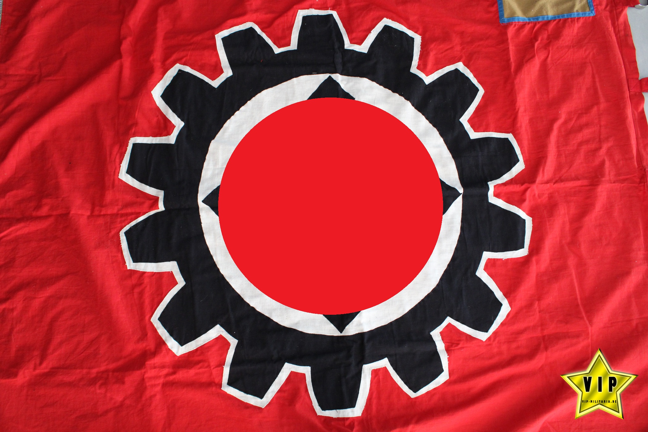 Ortsgruppenfahne der Deutschen Arbeitsfront DAF Ortsgruppe Reicheneibach