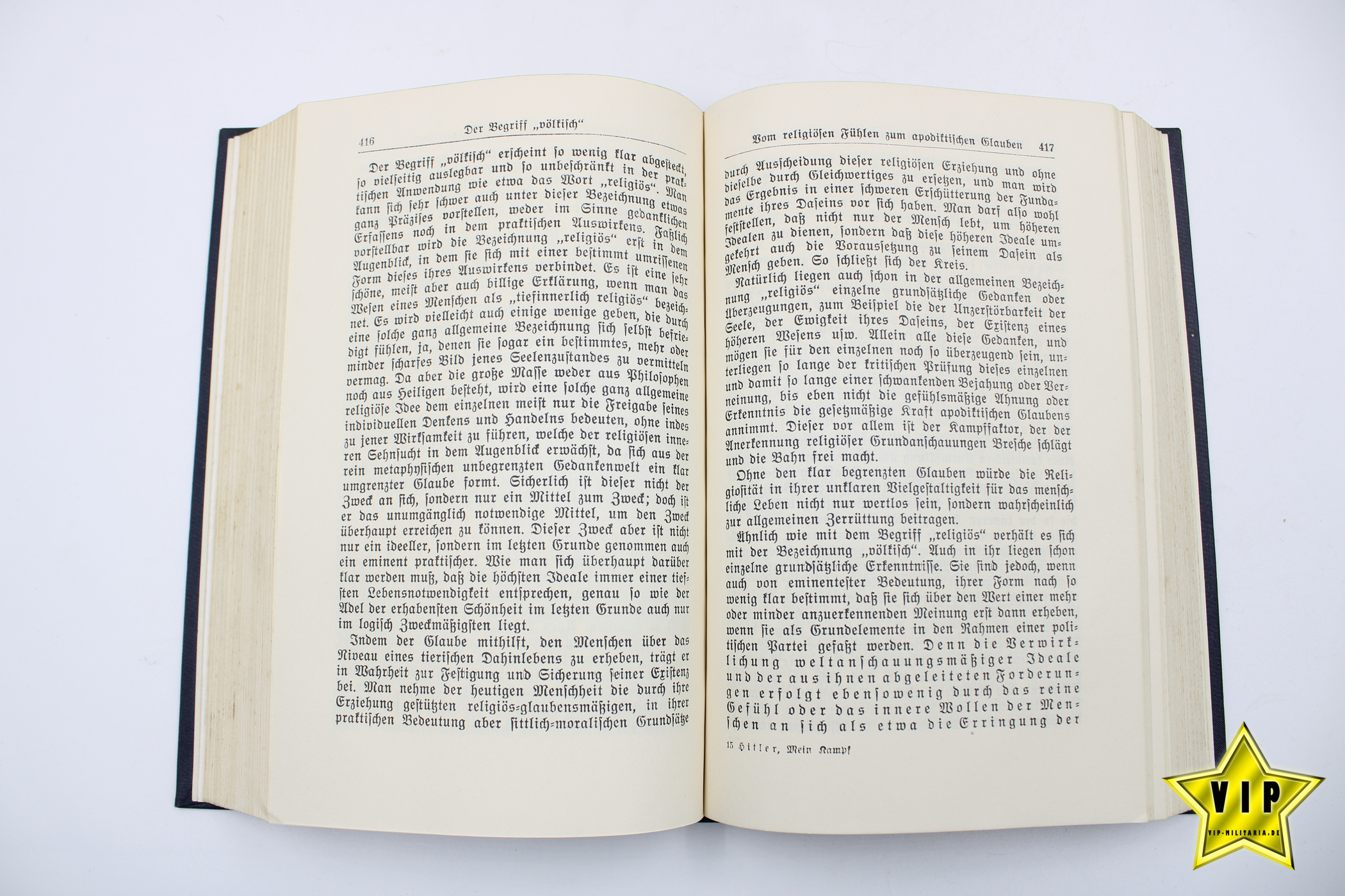Mein Kampf 1935 Volksausgabe mit Schutzumschlag 