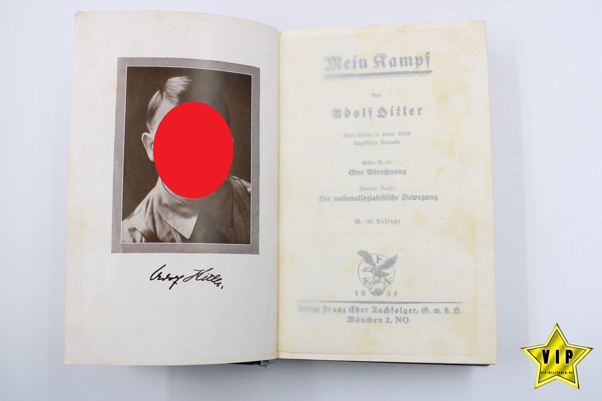 Mein Kampf 1934 mit Schutzumschlag