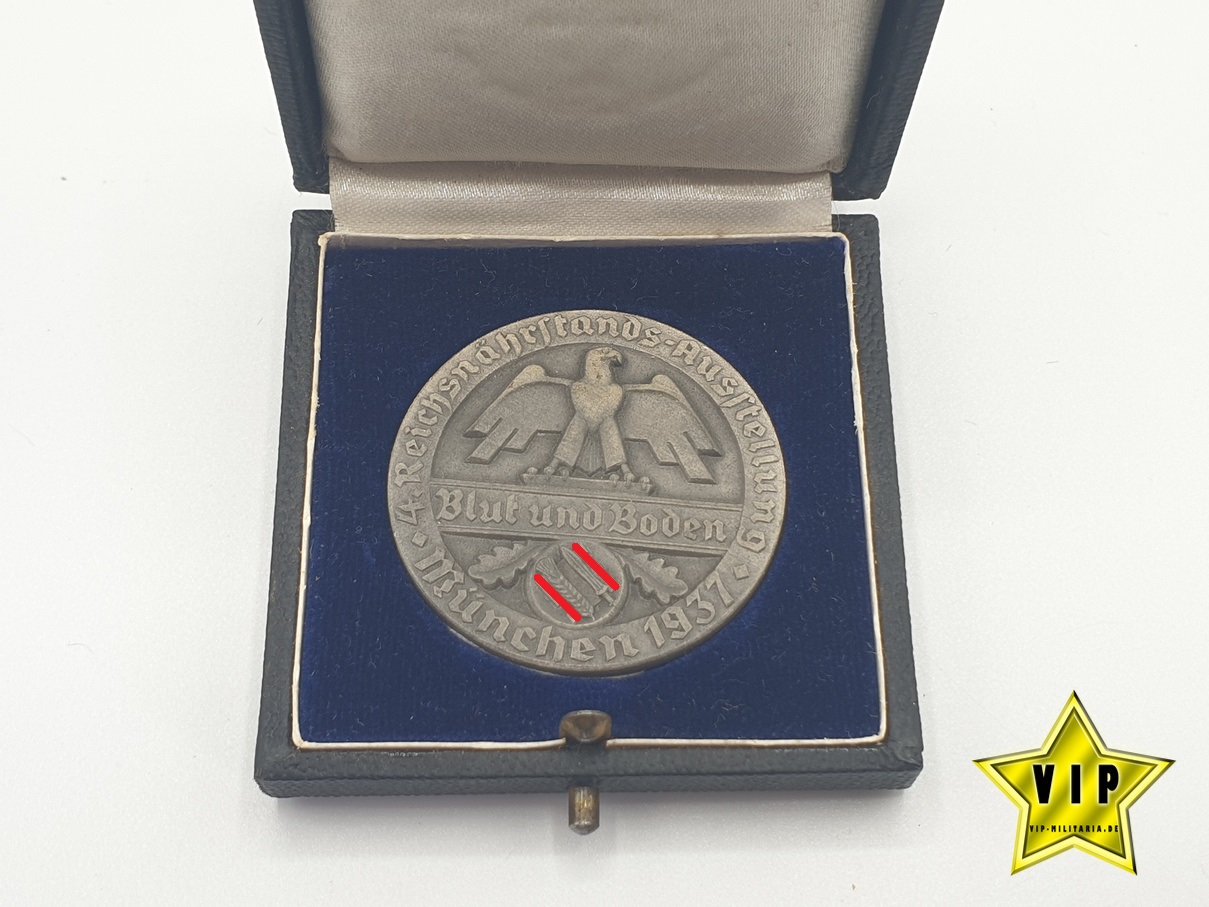 Reichsnährstand Medaille " Tabak " München 1937 in Etui
