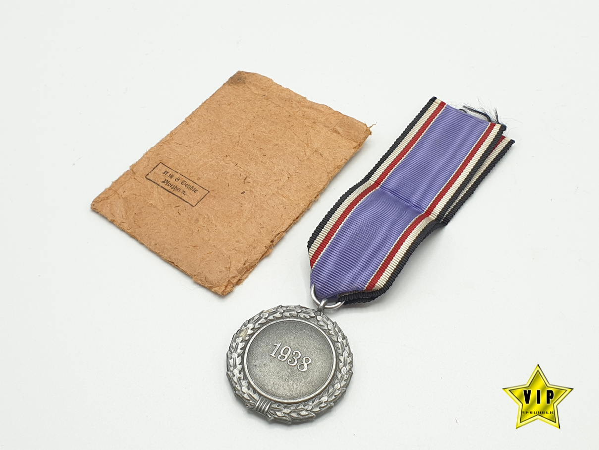 Luftschutz-Ehrenzeichen mit Verleihungstüte Hersteller 60