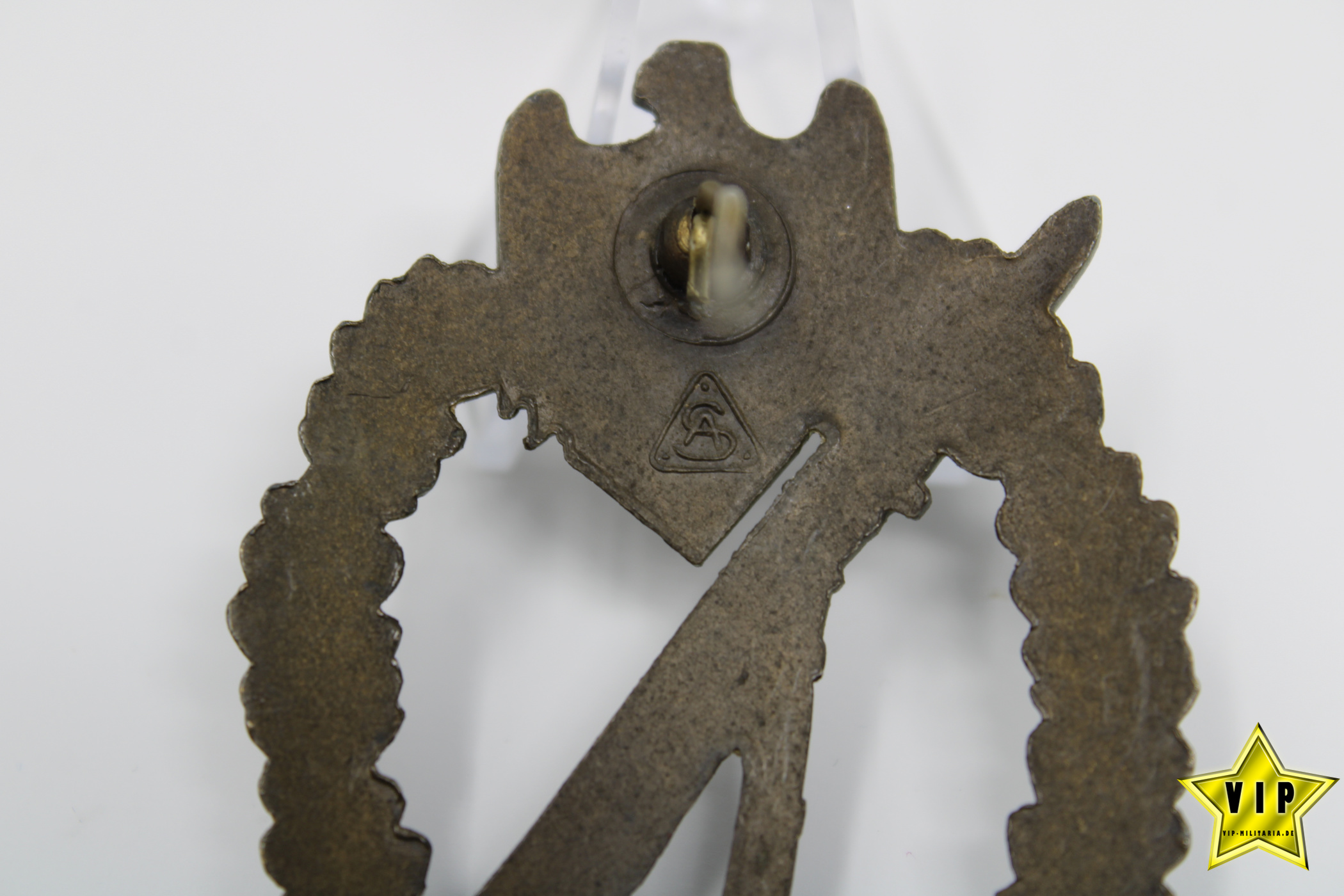 Infanterie Sturmabzeichen in Bronze Hersteller AS