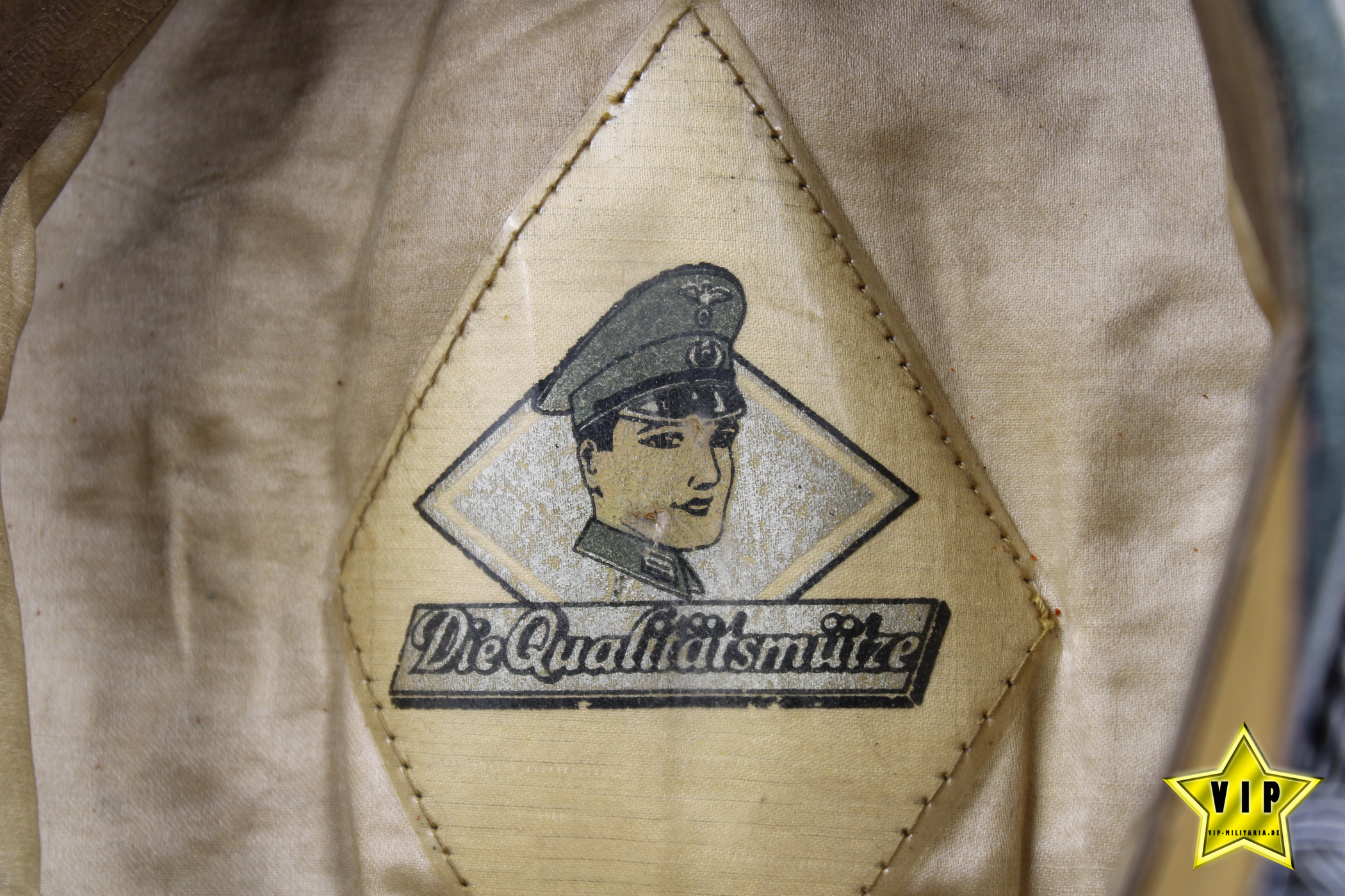 Infanterie Offizier Schirmmütze mit Hersteller