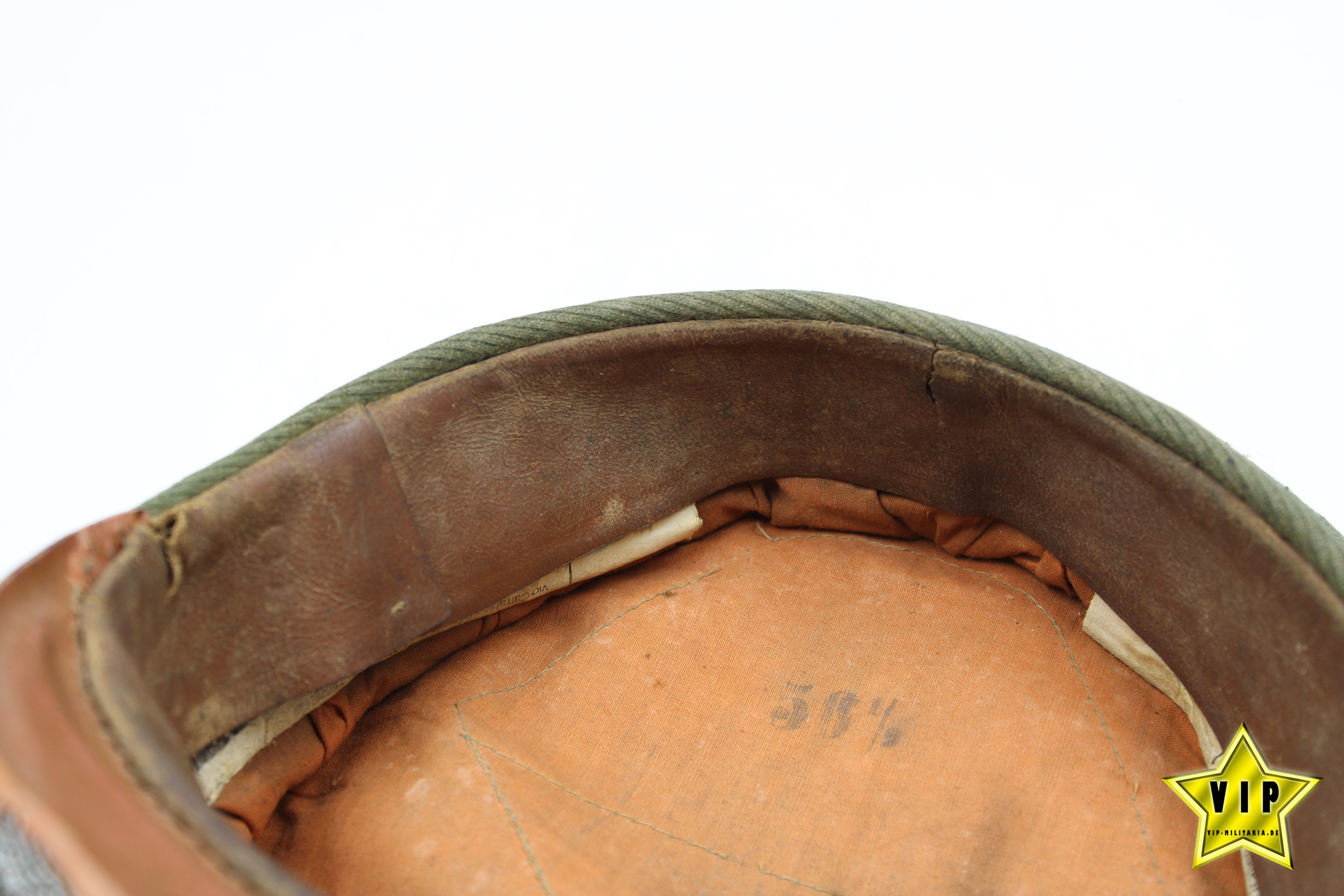 Infanterie Offizier Schirmmütze Dachbodenfund