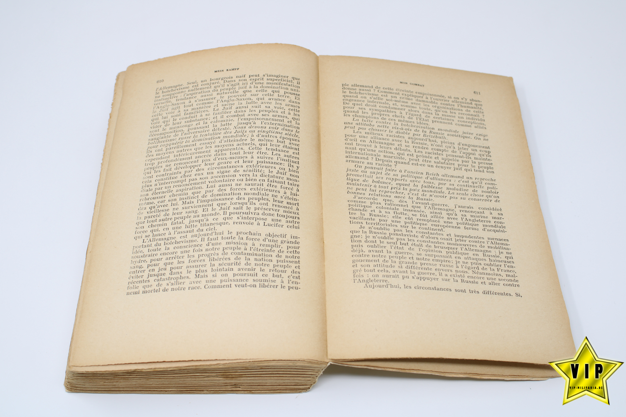 Mon Combat Adolf Hitler Mein Kampf