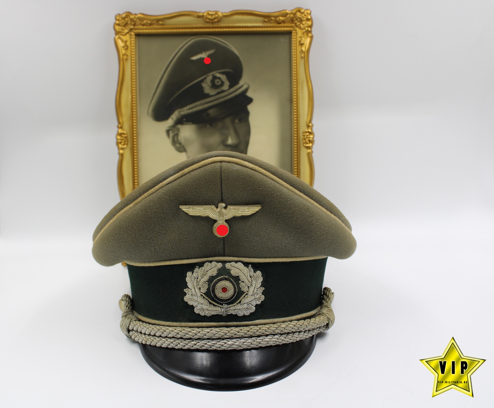 Infanterie Offizier Schirmmütze mit träger Bilder Bayreuth