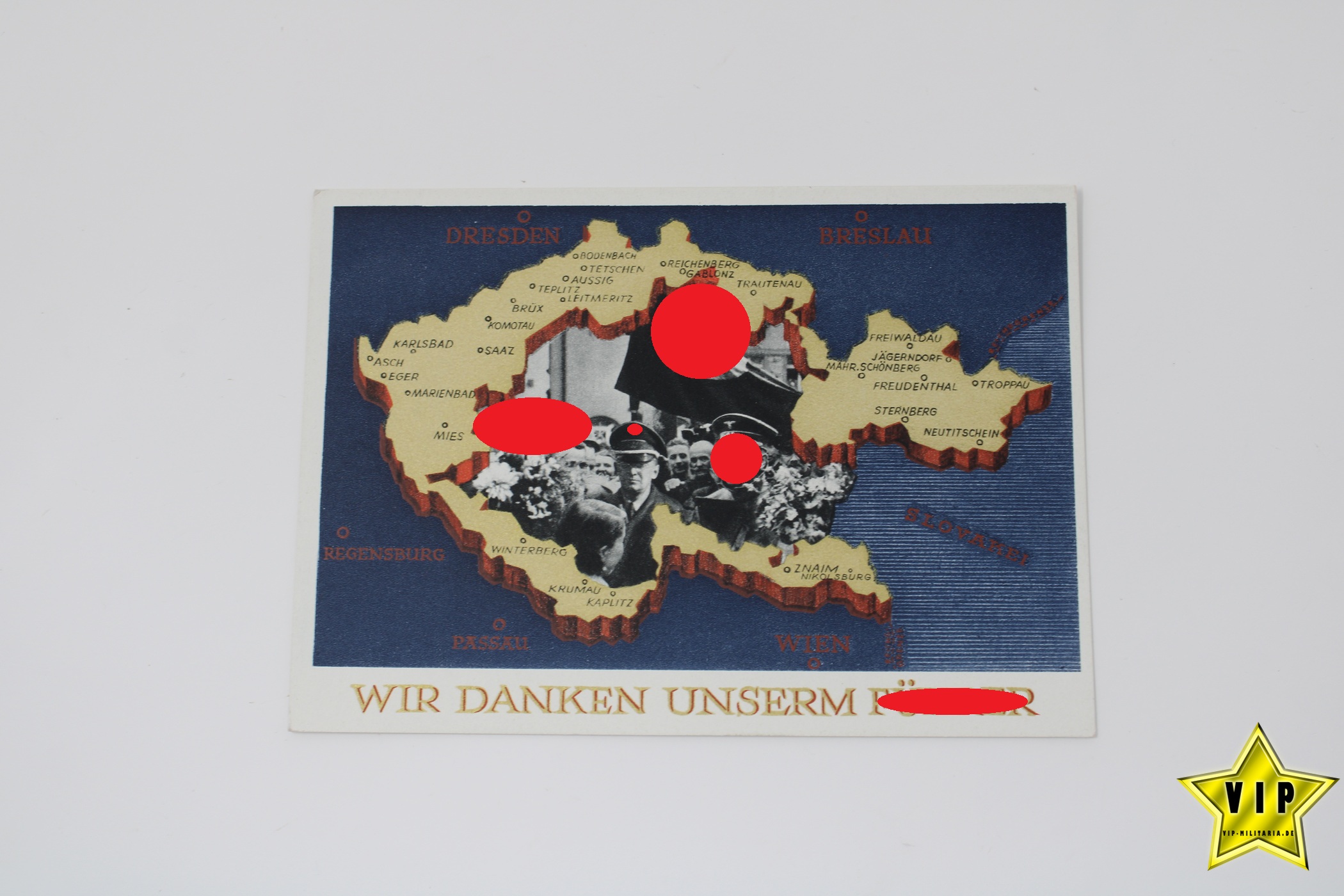 Postkarte Adolf Hitler