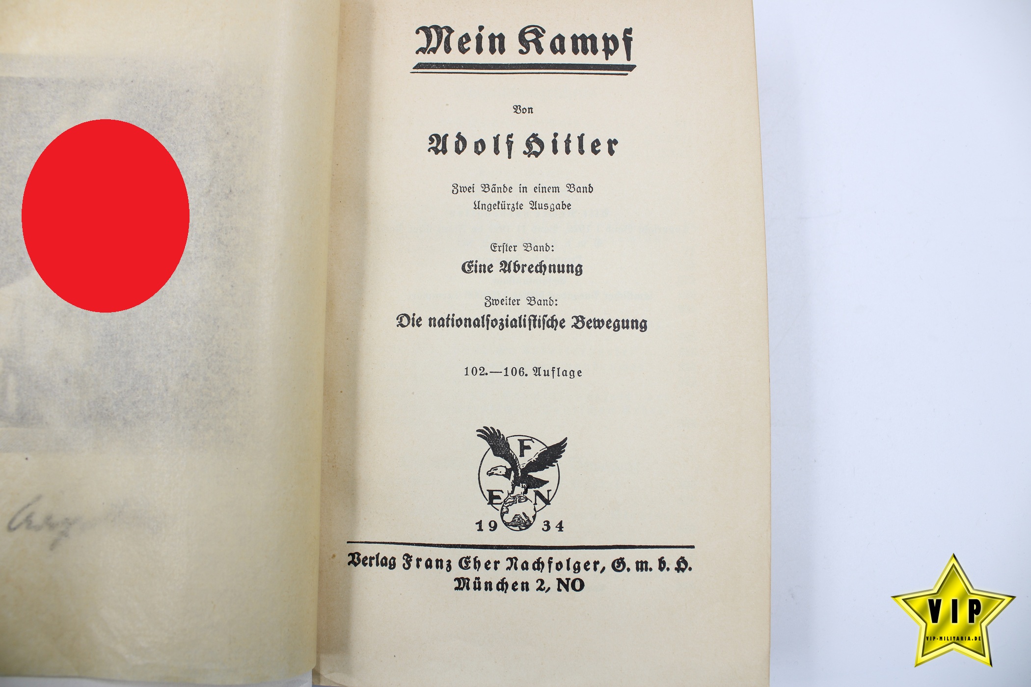 Mein Kampf 1934 Volksausgabe