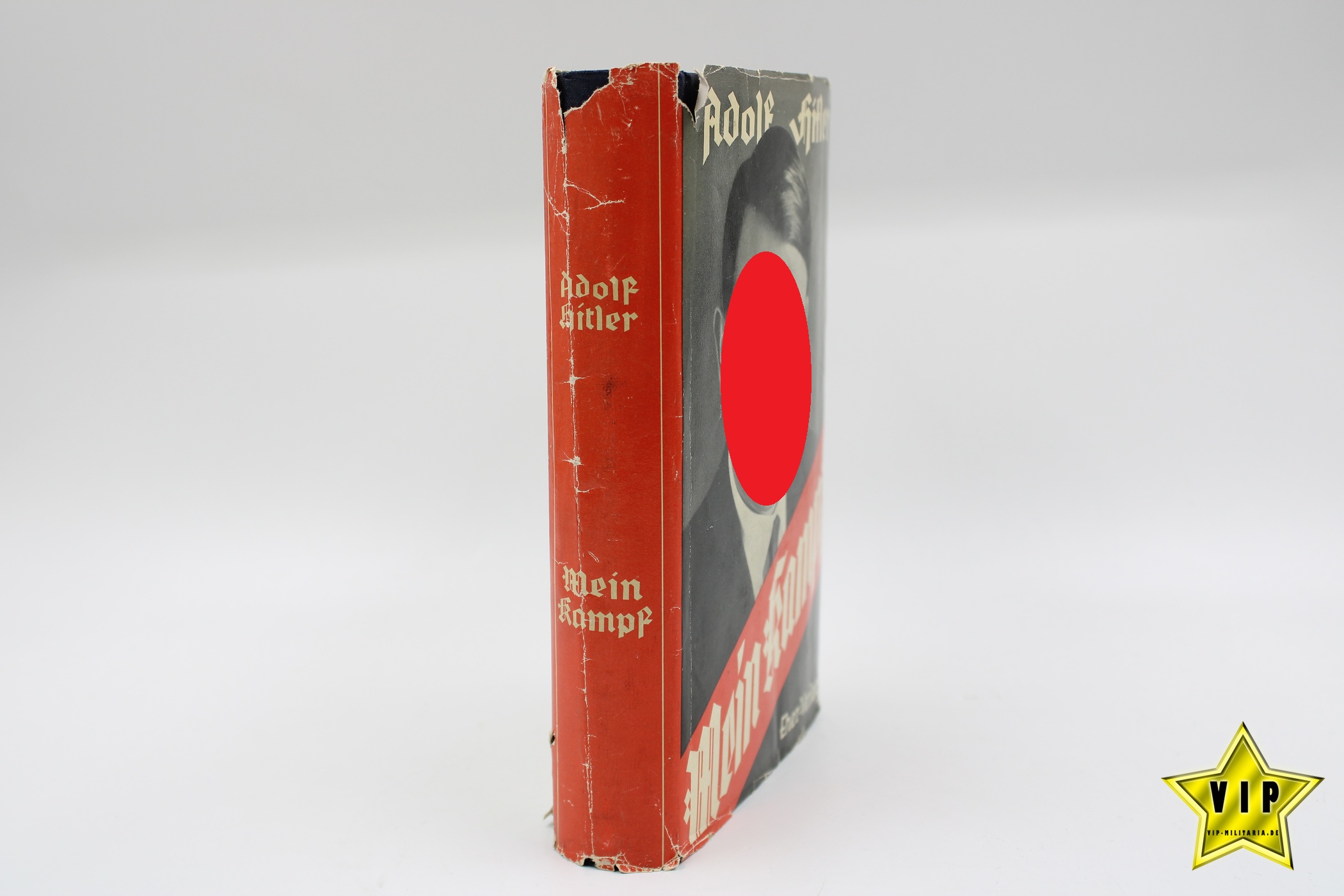 Mein Kampf Volksausgabe 1942 mit Schutzumschlag in Lateinschrift