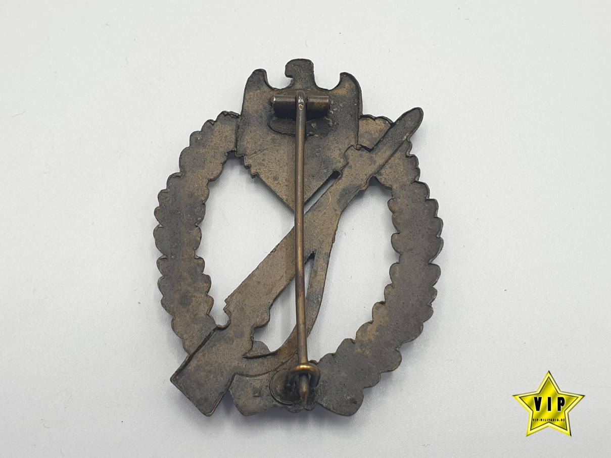 Infanterie Sturmabzeichen Bronze Hersteller " Steinhauer & Lück "
