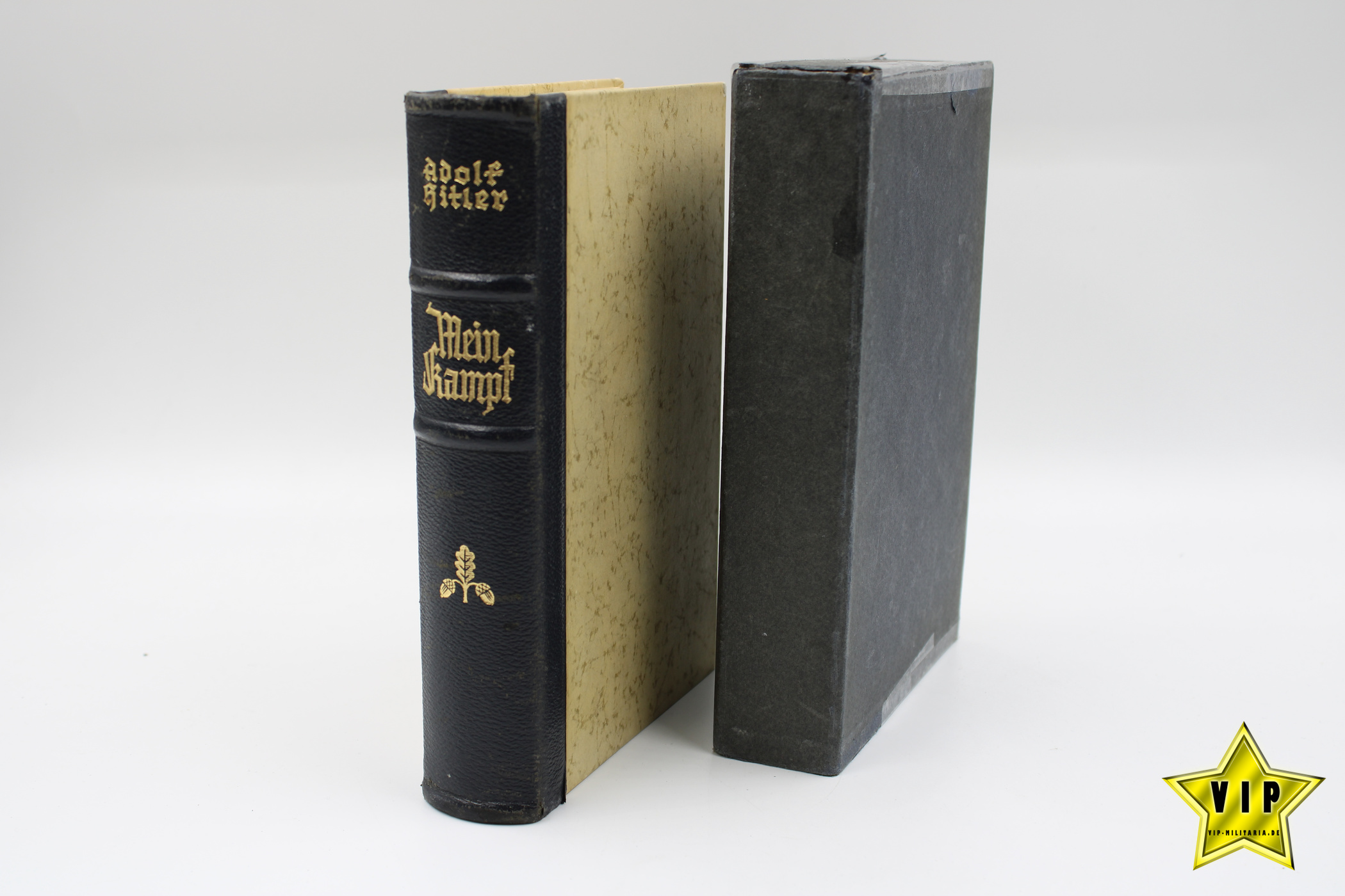 Mein Kampf 1939 im Schuber mit Goldschnitt