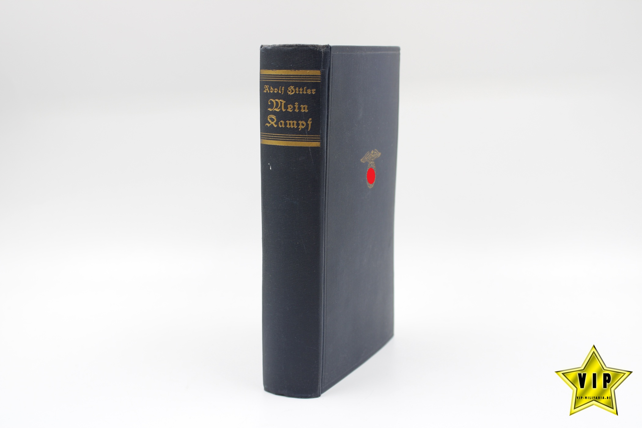 Mein Kampf 1936 Jubiläumsausgabe mit Widmung Reichsbahn aus Hannover