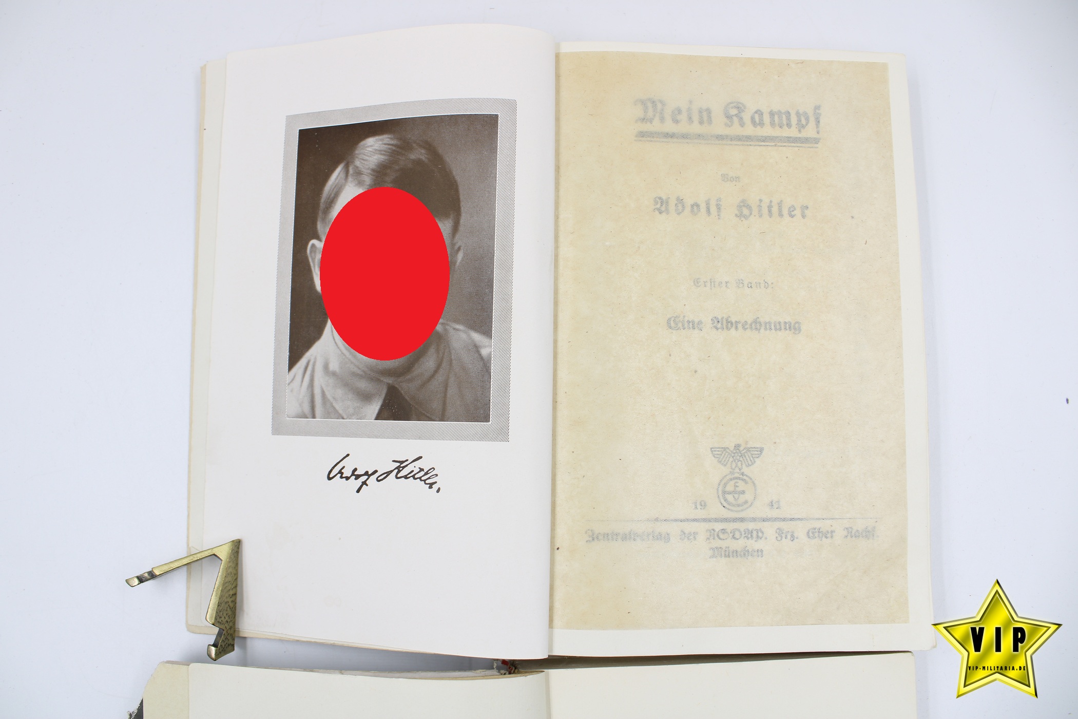 Adolf Hitler Mein Kampf 1941 Band 1+2 mit Schutzumschlag 