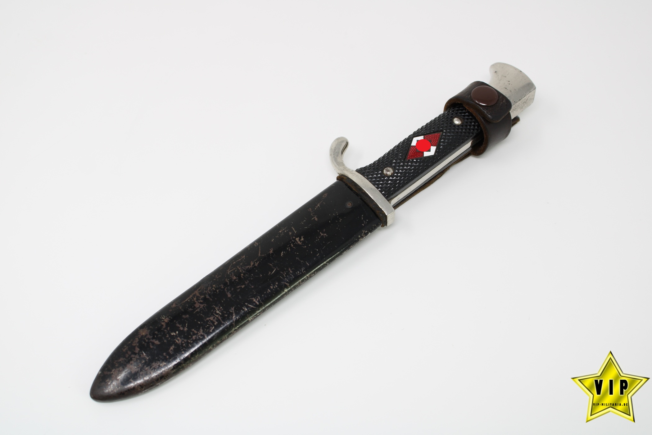 Hj Fahrtenmesser Doppelhersteller RZM M 7/66 1942 Eickhorn, Solingen