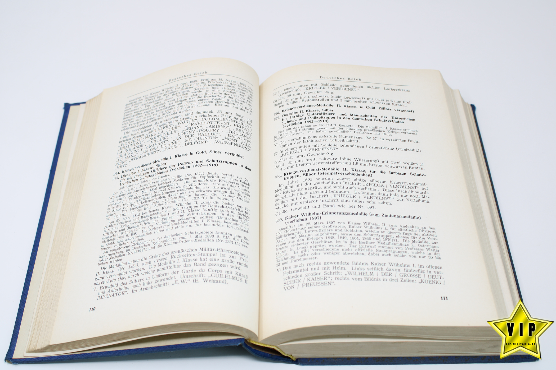 Buch Die Ehrenzeichen des deutschen Reiches