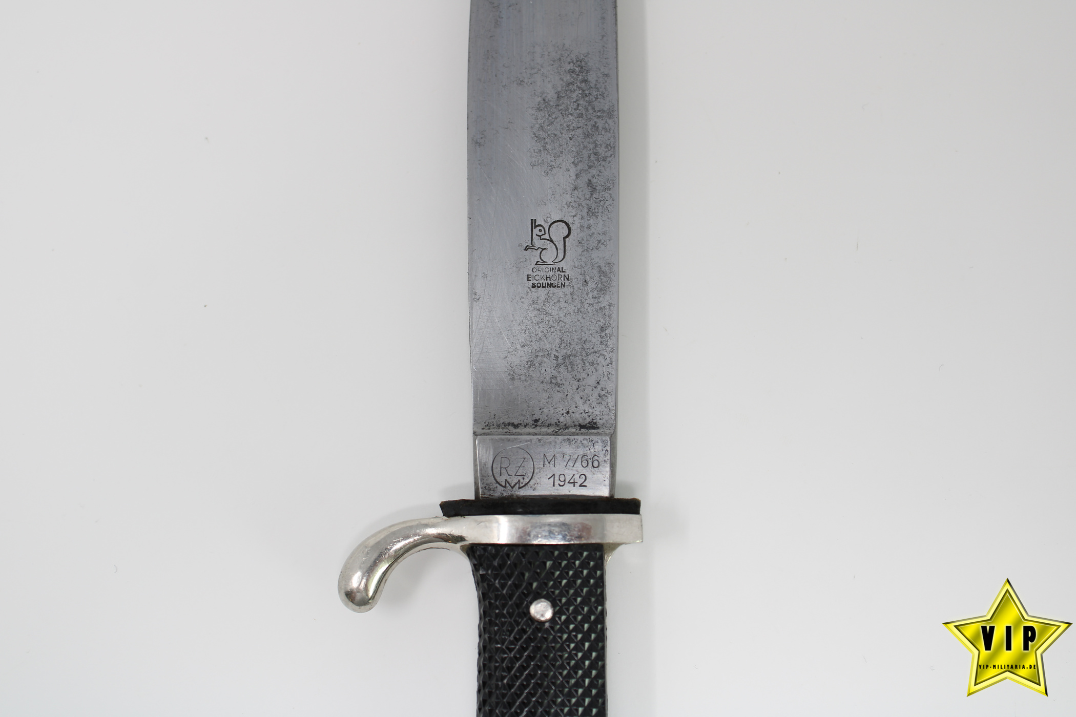 Hj Fahrtenmesser Doppelhersteller RZM M 7/66 1942 Eickhorn, Solingen