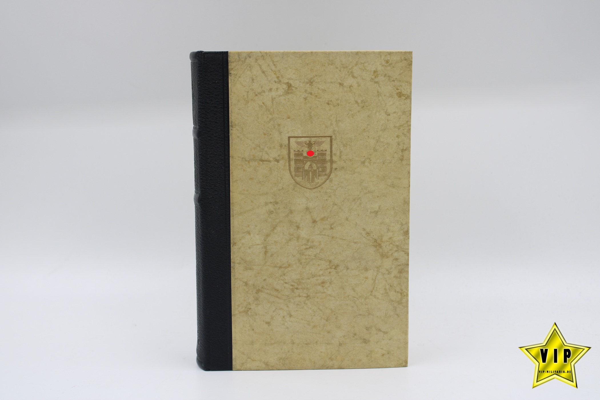 Mein Kampf 1939 Hochzeitsausgabe mit Stadtwappen München und Widmung