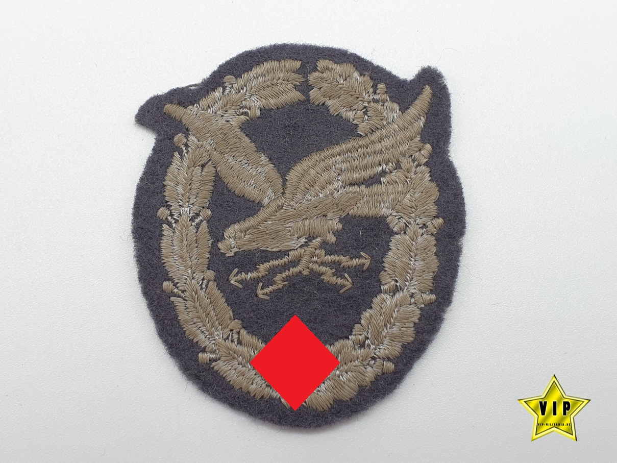 Fliegerschützenabzeichen der Luftwaffe mit Blitzbündel
