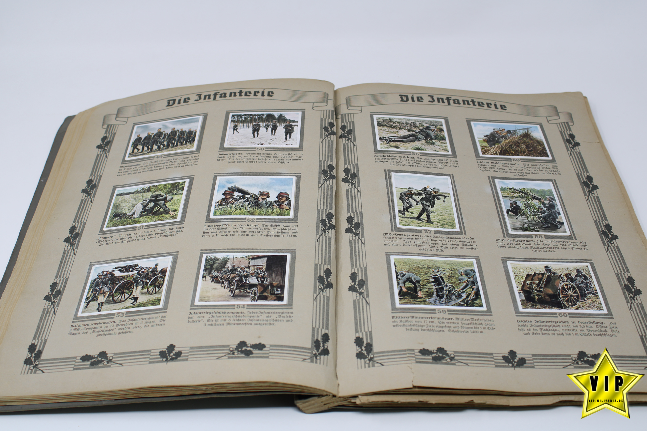 Sammelbilderalbum Die deutsche Wehrmacht