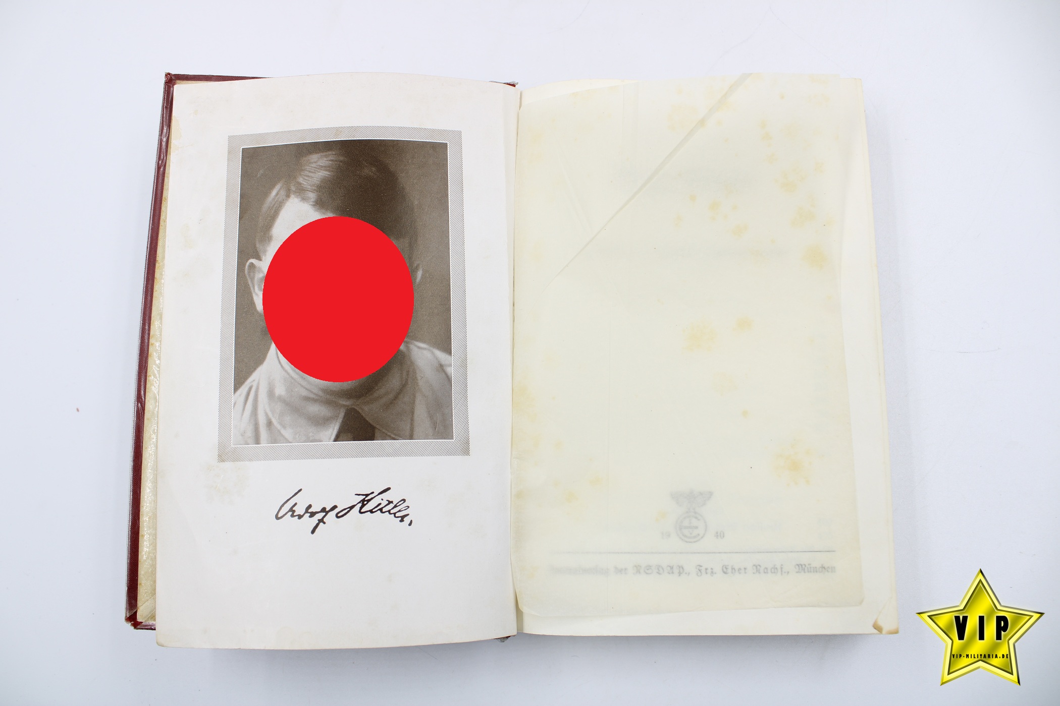 Mein Kampf 1940 rote Tornister Ausgabe Taschenbuch 