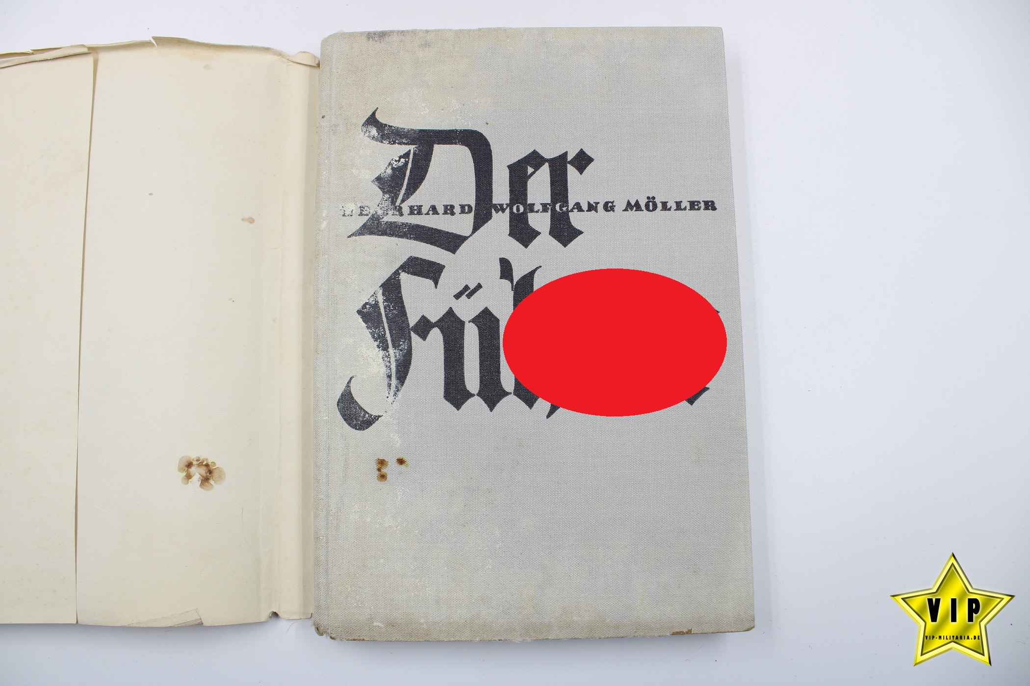 Buch Der Führer mit Widmung 1938