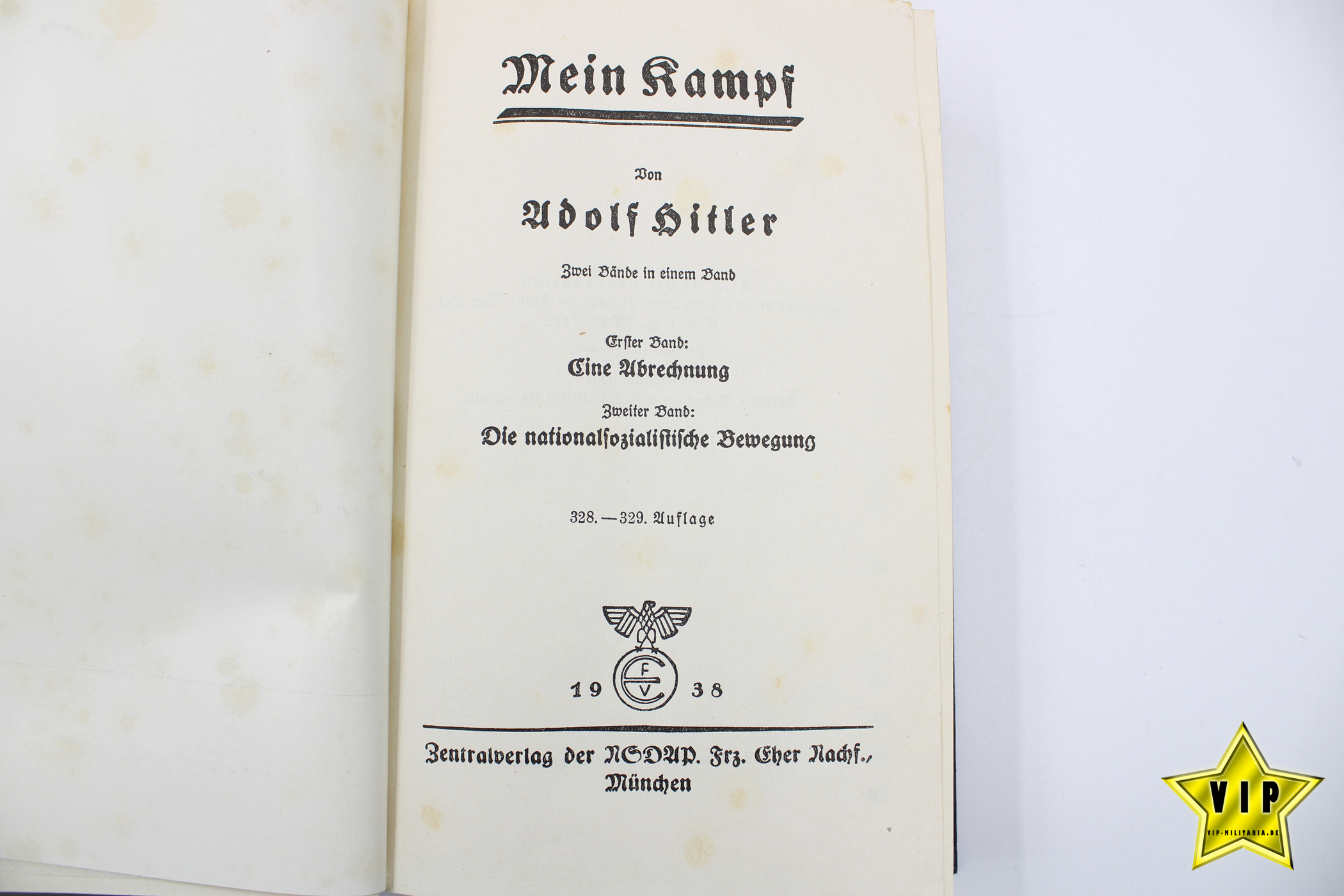 Mein Kampf 1938 Volksausgabe