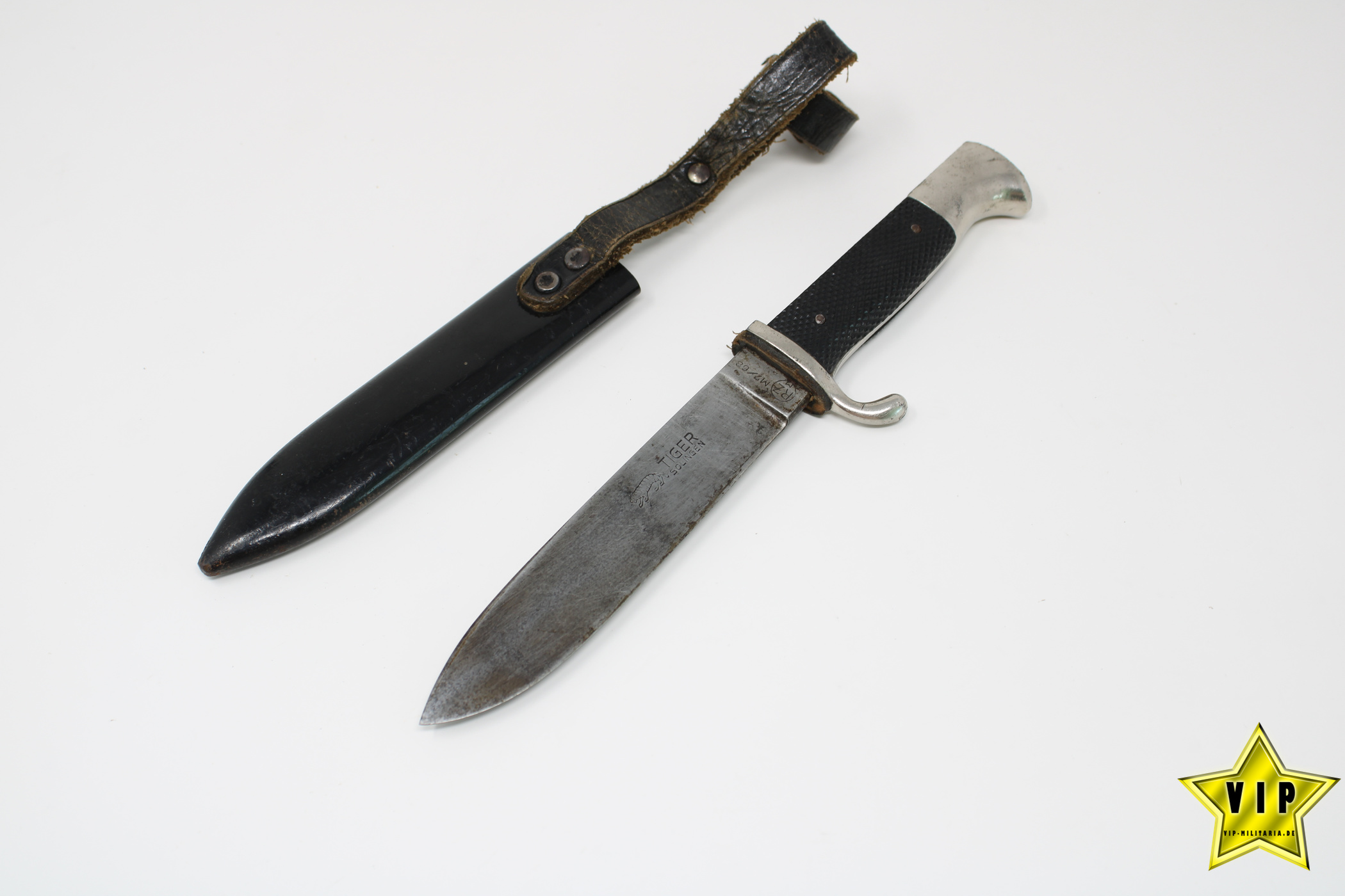 HJ FAHRTENMESSER DOPPELHERSTELLER RZM M 7/68 Tiger, SOLINGEN