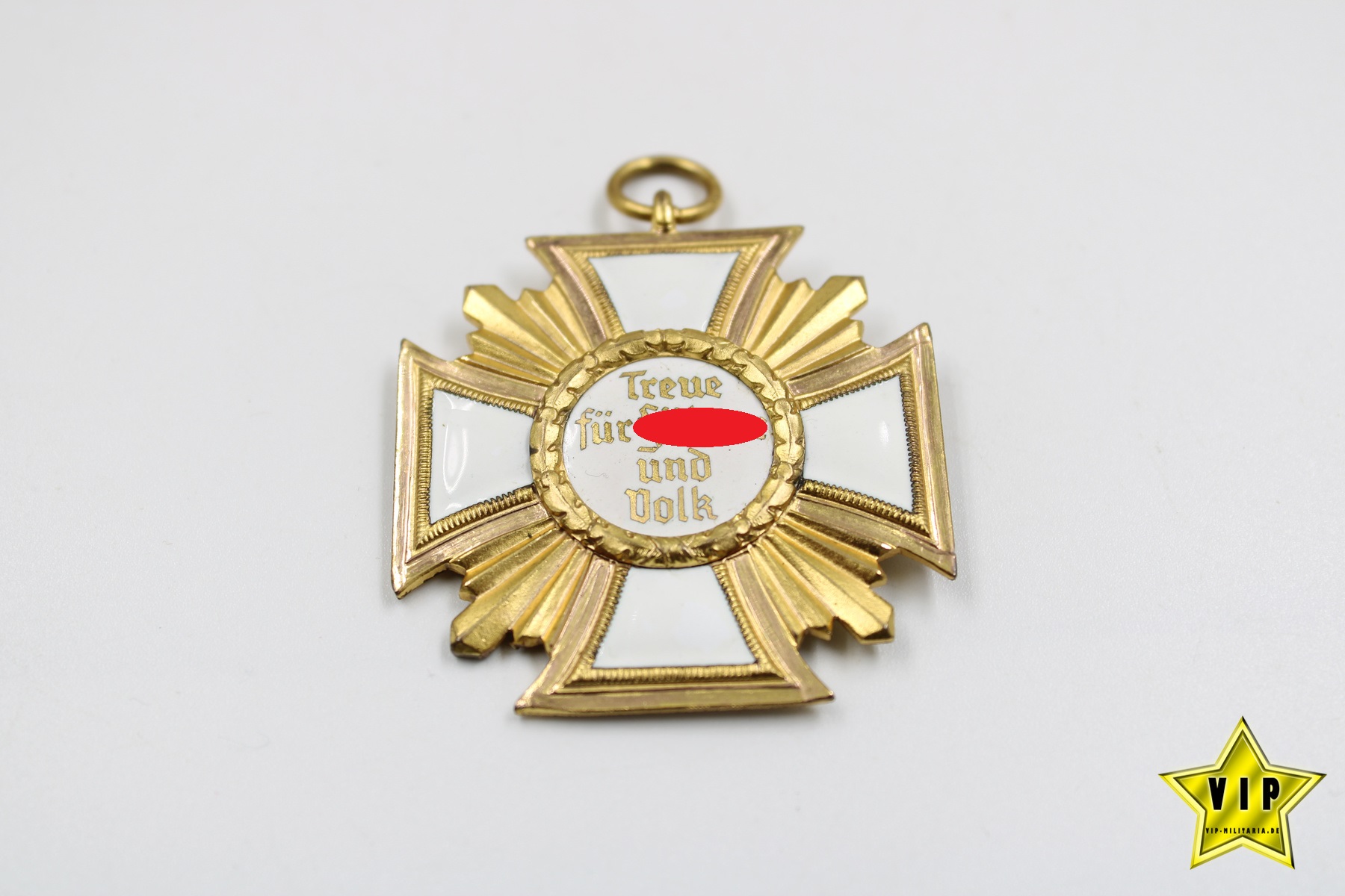 Dienstauszeichnung der NSDAP in Gold 25 Jahre im Verleihungsetui 