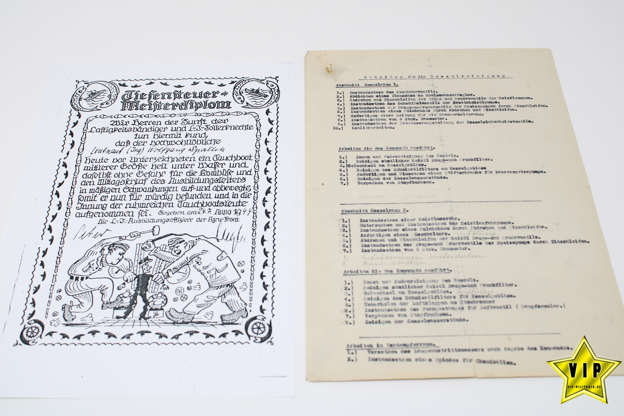 Minensucher Kriegsmarine Schwerine Berlin / Nachlass einer Person