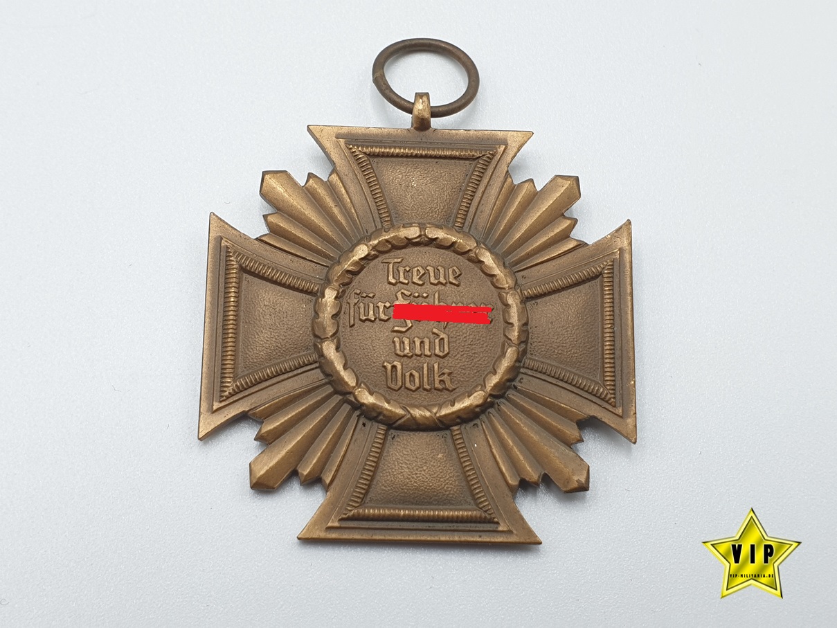 Dienstauszeichnung der NSDAP in Bronze im Etui / MINT