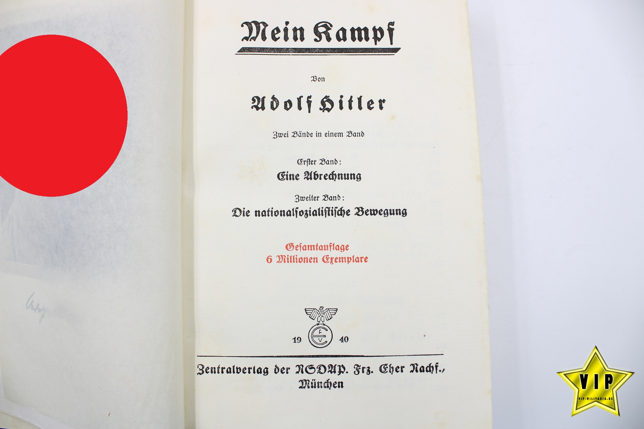 Mein Kampf 1940 Jubiläumsausgabe