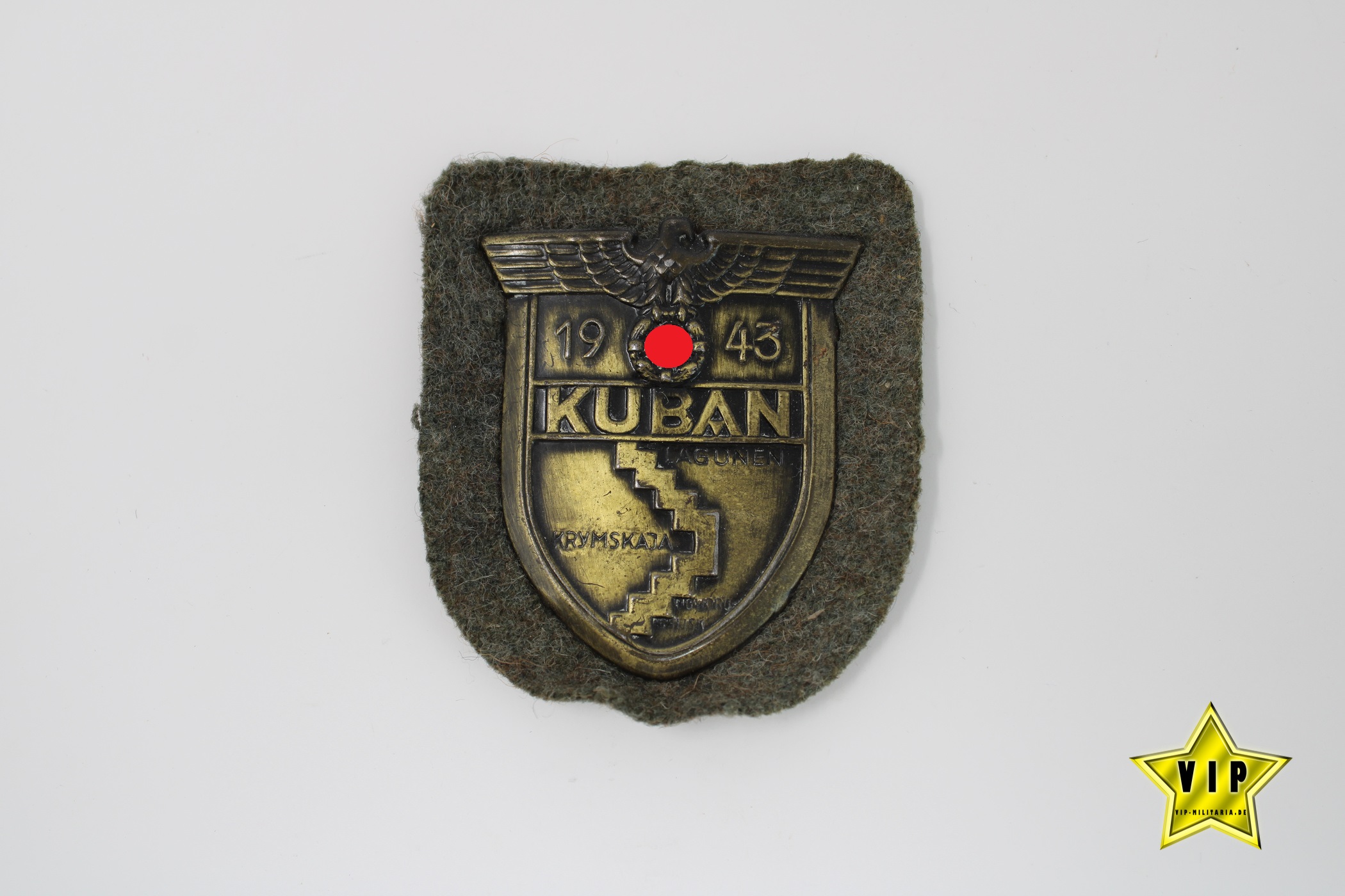 KUBAN SCHILD MIT URKUNDE