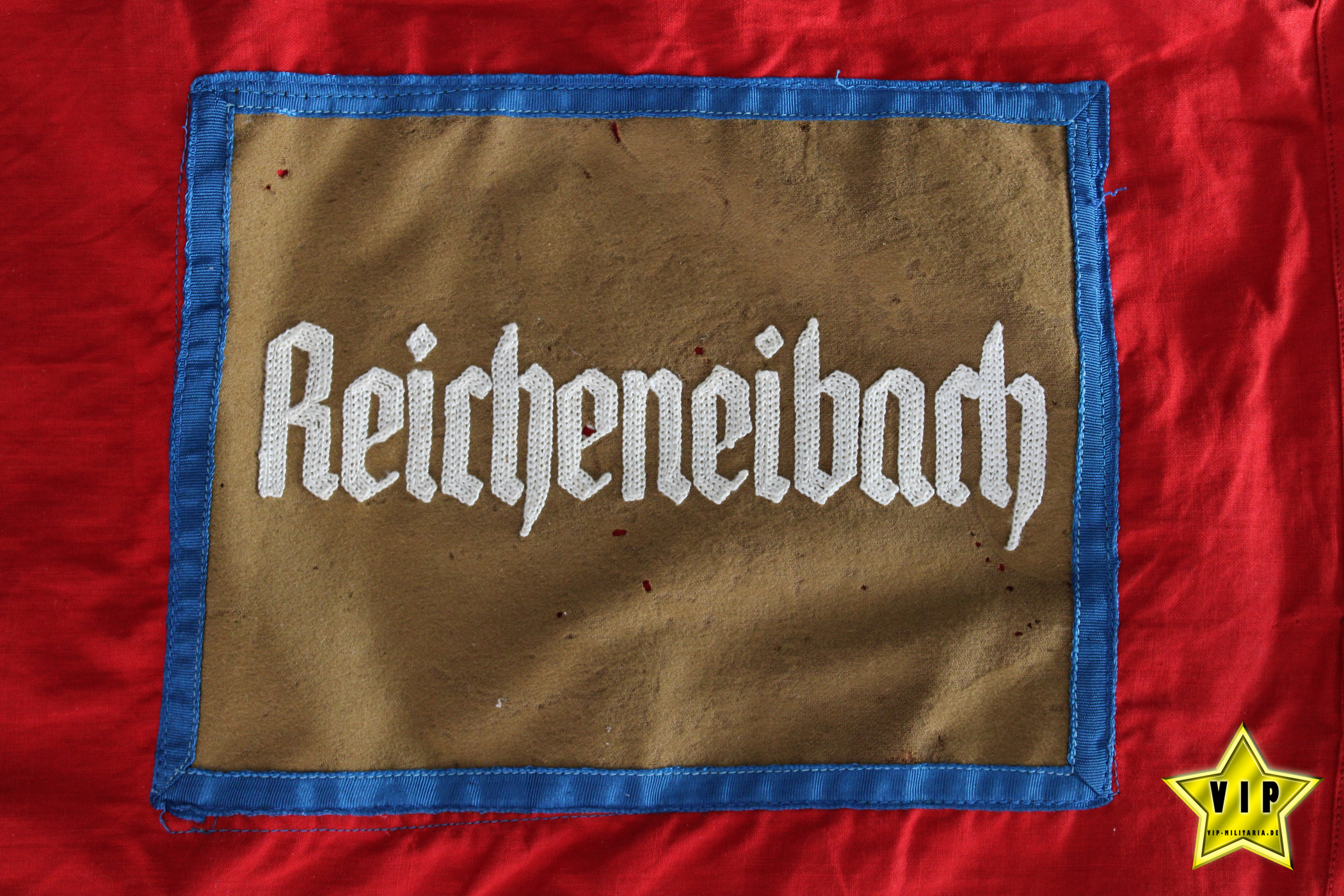 Ortsgruppenfahne der Deutschen Arbeitsfront DAF Ortsgruppe Reicheneibach