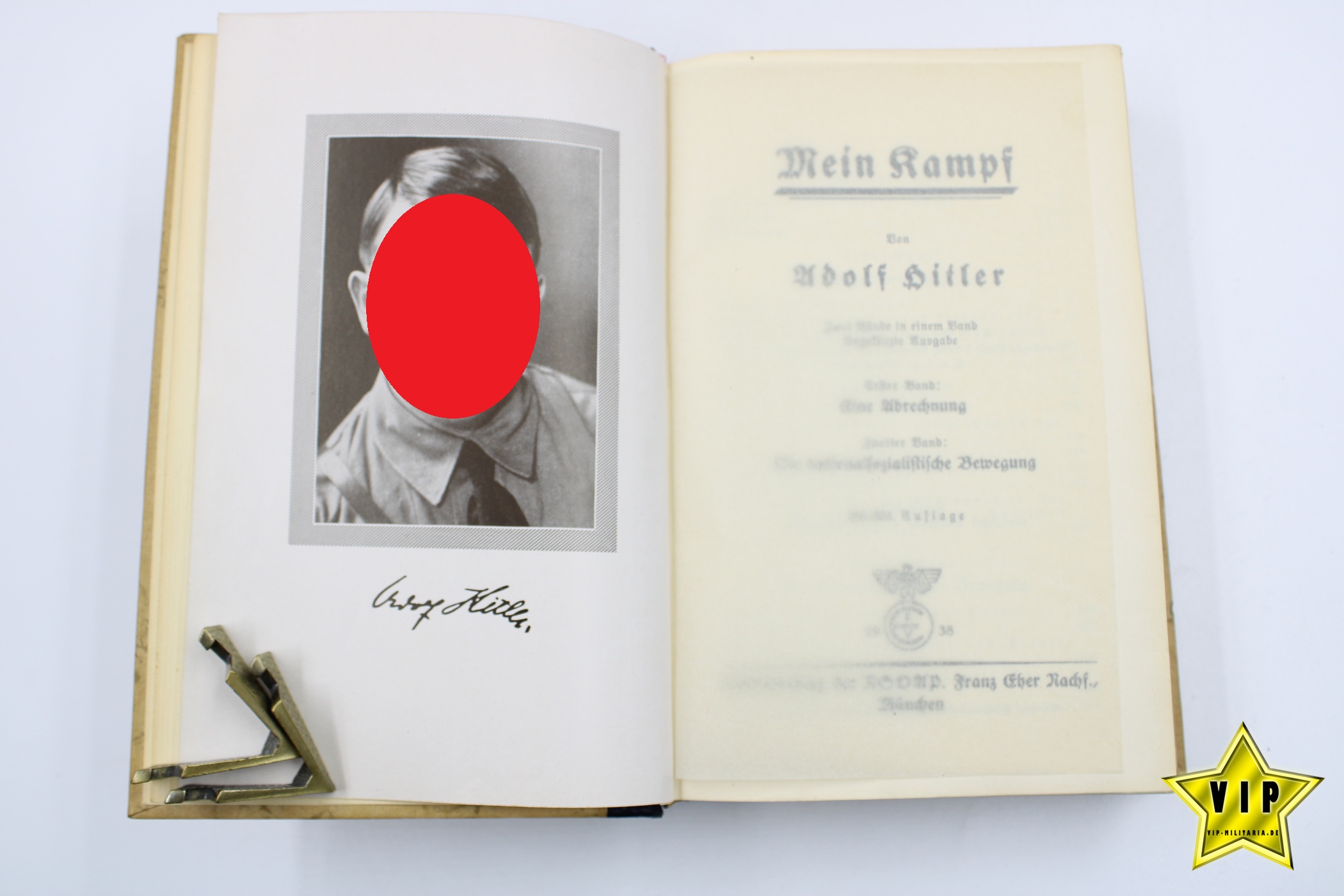 Mein Kampf 1938 mit Stadtwappen aus Köln