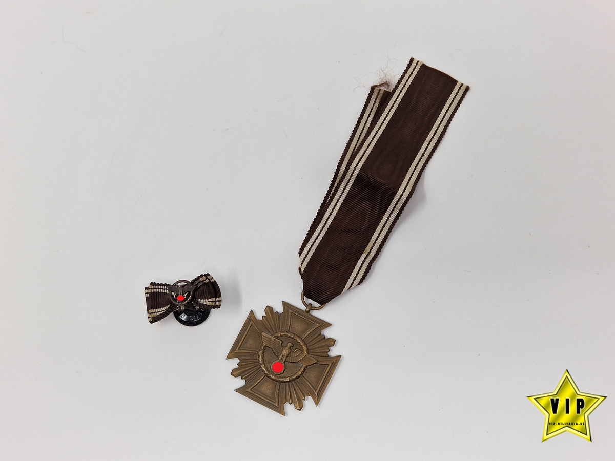 NSDAP Dienstauszeichnung in Bronze + Miniatur
