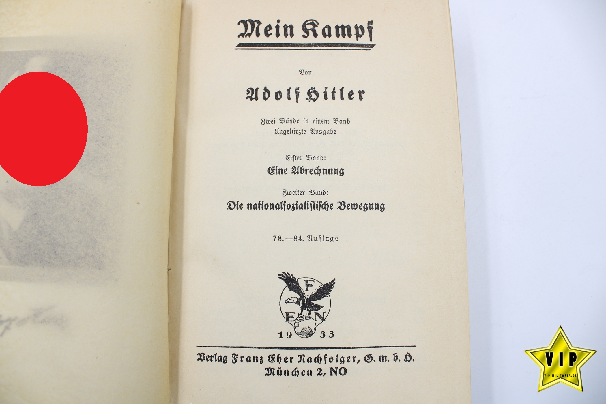 Mein Kampf 1933 Volksausgabe 