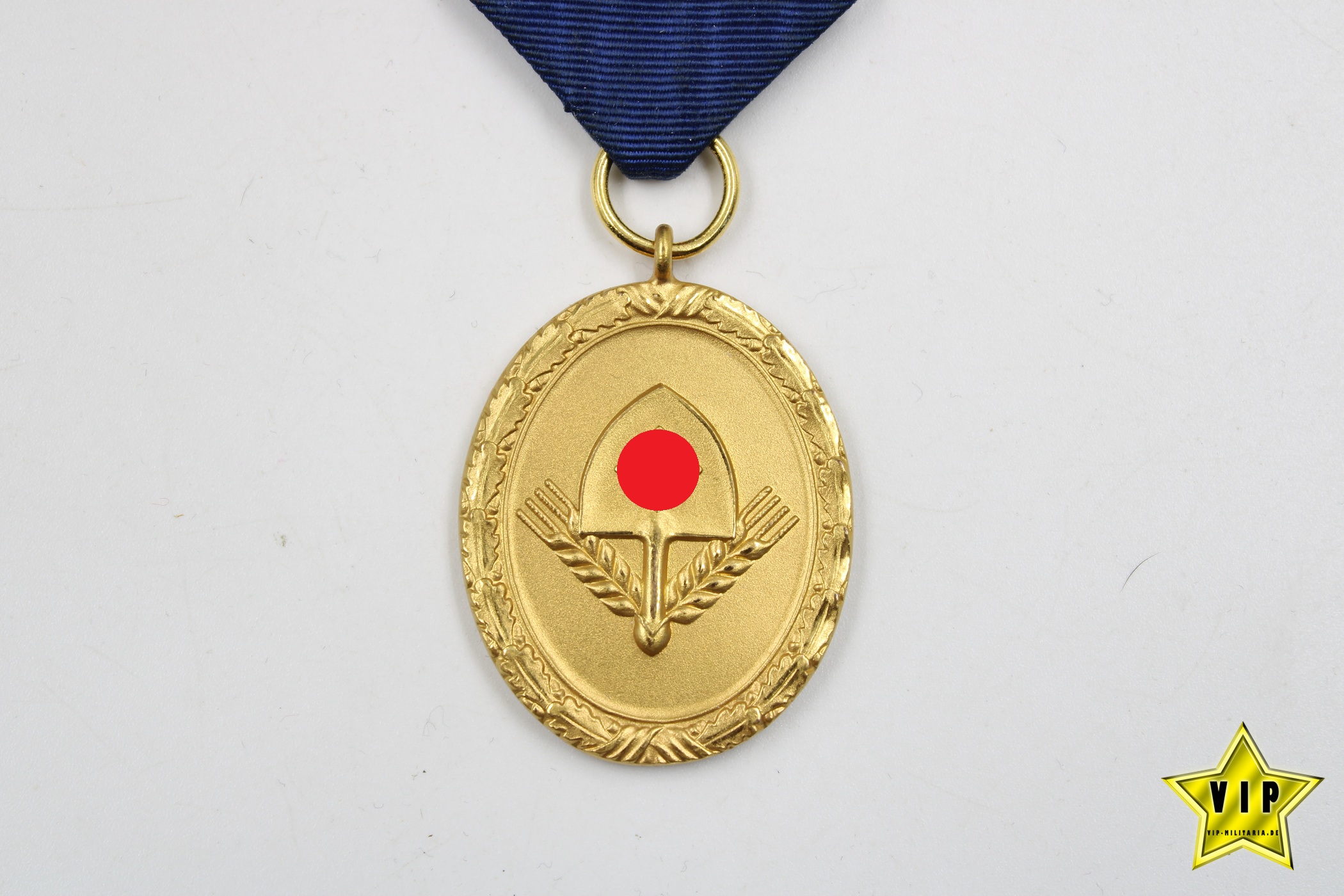 RAD Dienstauszeichnung in Gold für Männer 1.Stufe mit Bandadler
