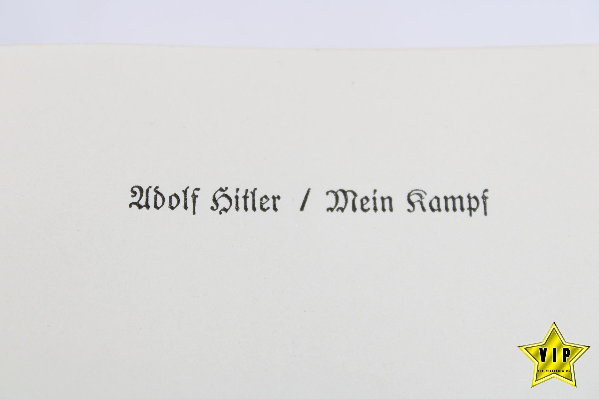 Mein Kampf 1939 im Schuber mit Goldschnitt